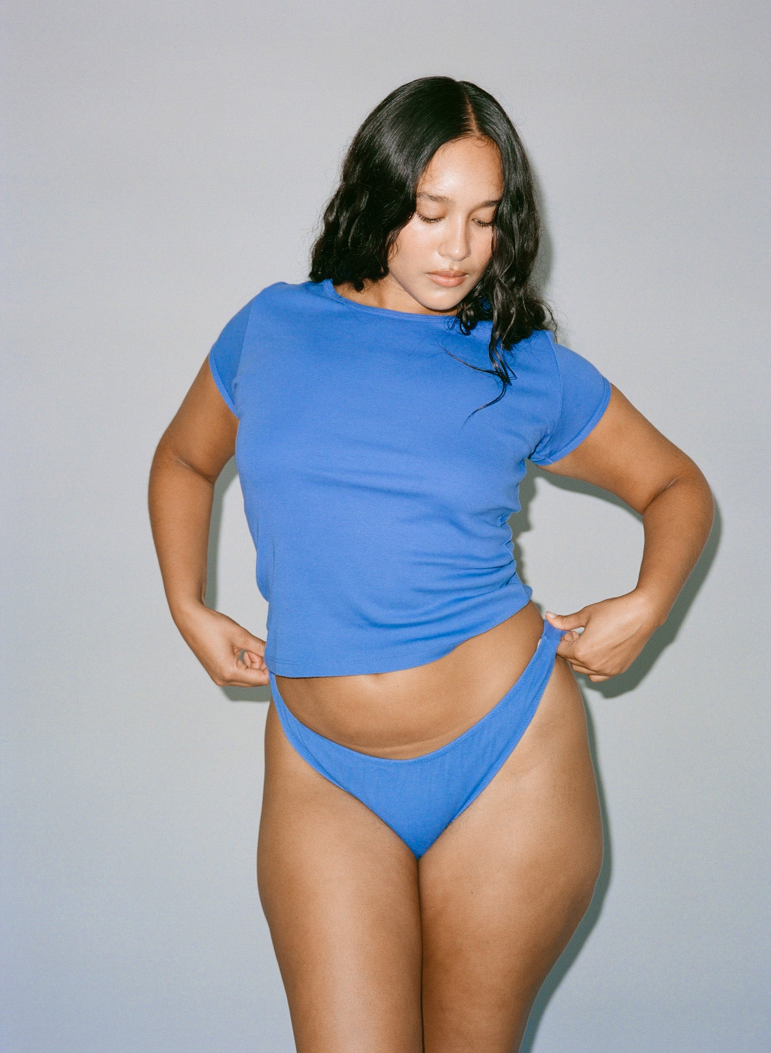 Bellevue Tee - Violet Blue