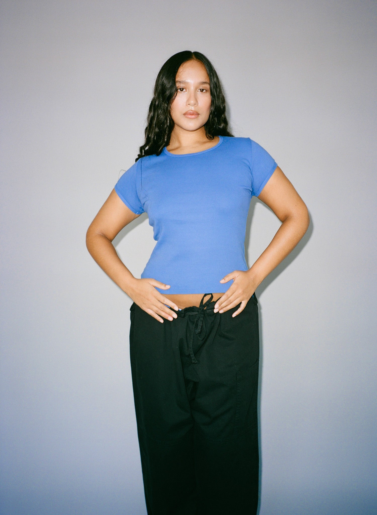 Bellevue Tee - Violet Blue