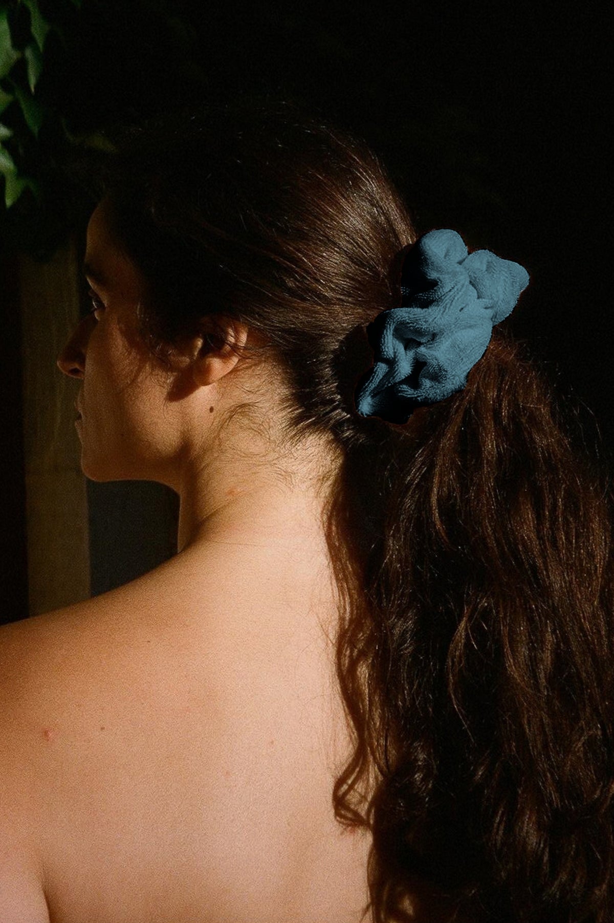 Terry Scrunchie - Shark