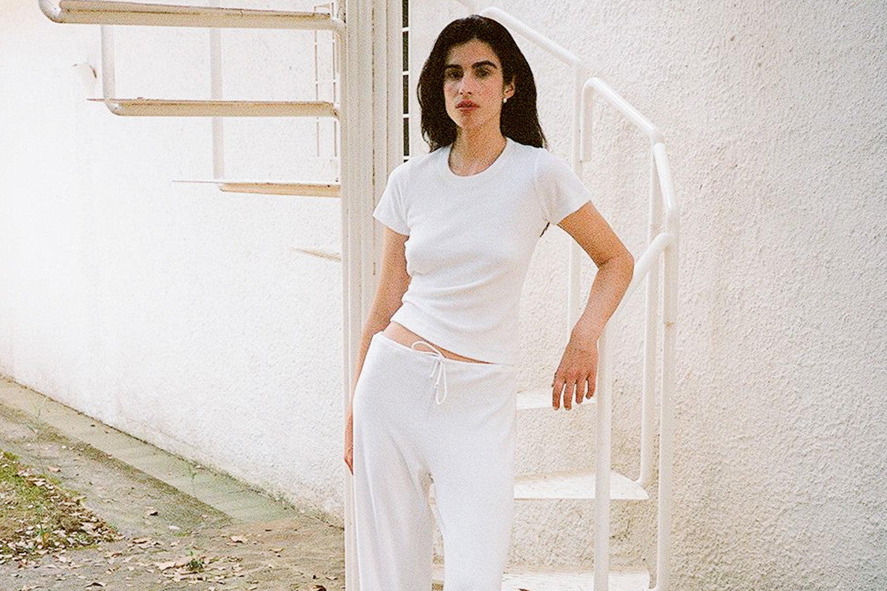 Terry Corsica Tee - White