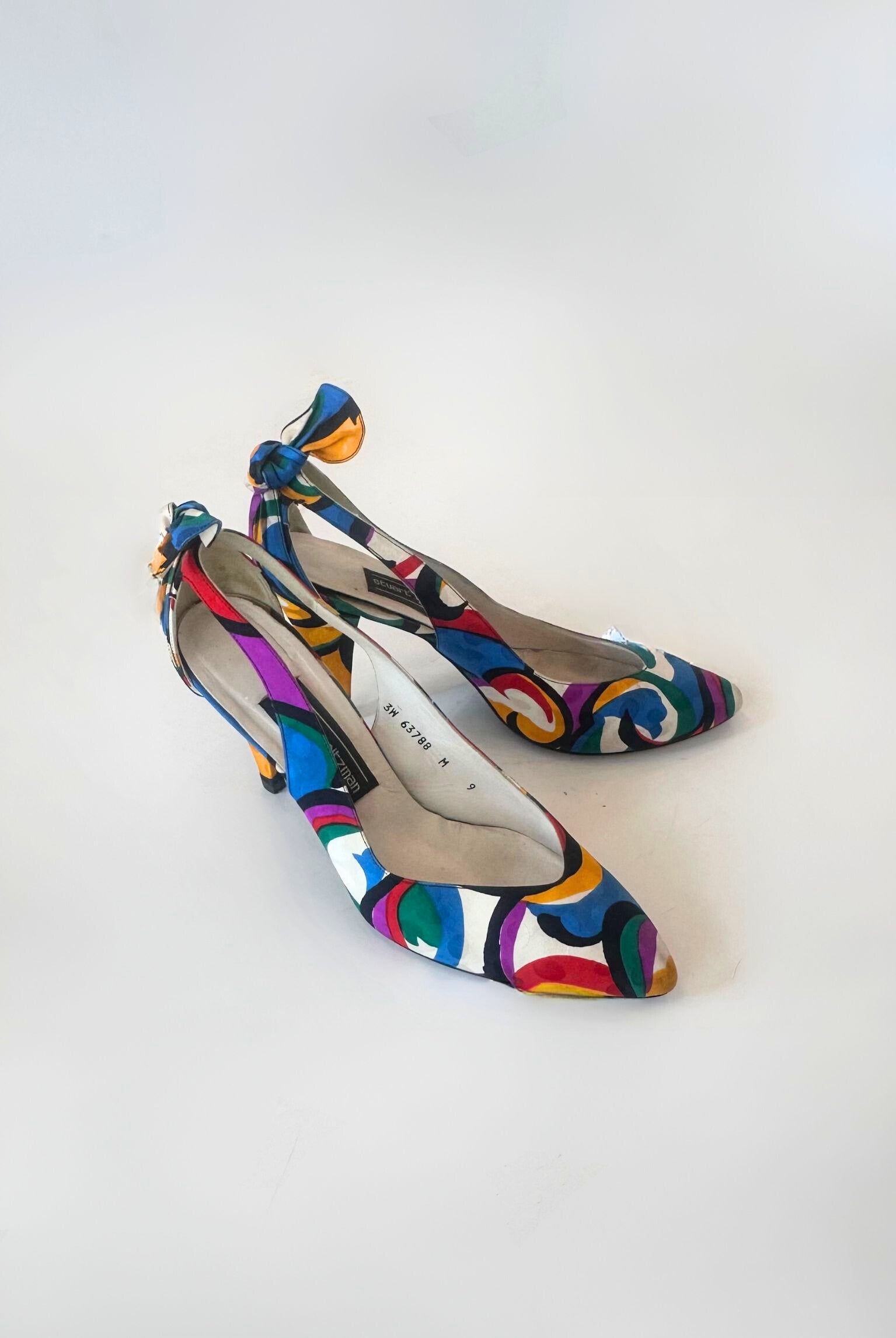 80s Stuart Weitzman Mulitcolored Pumps