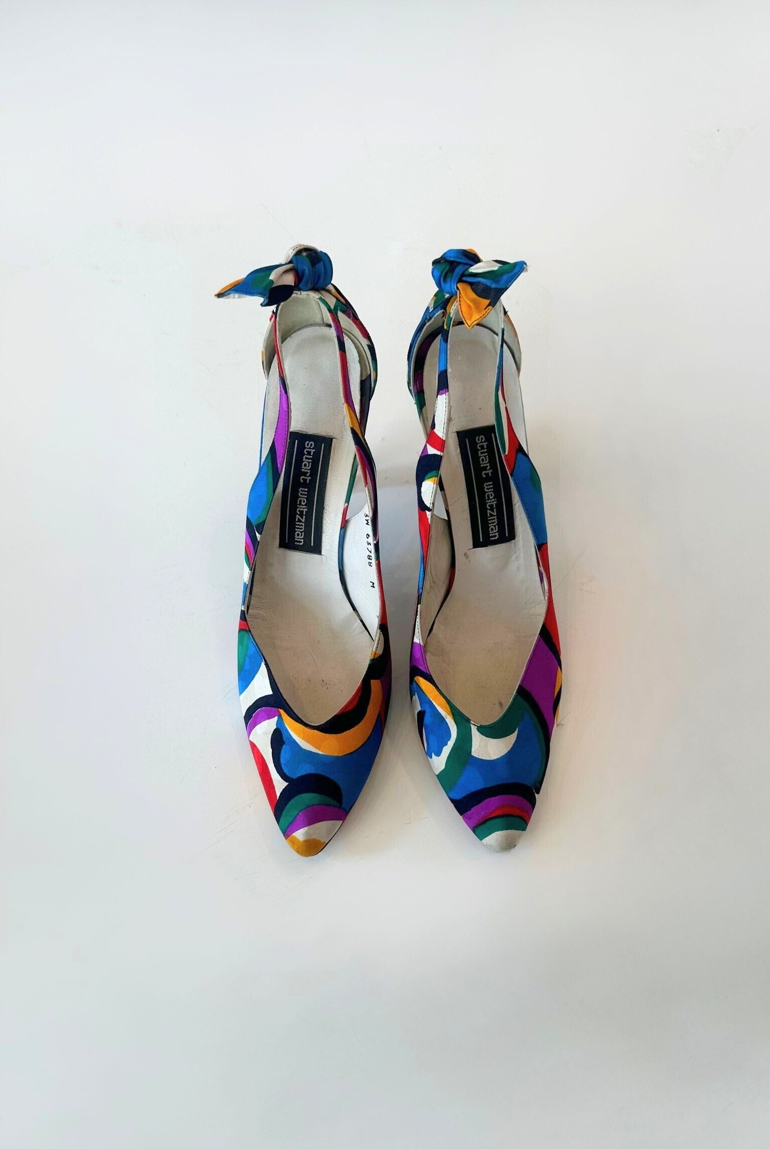 80s Stuart Weitzman Mulitcolored Pumps