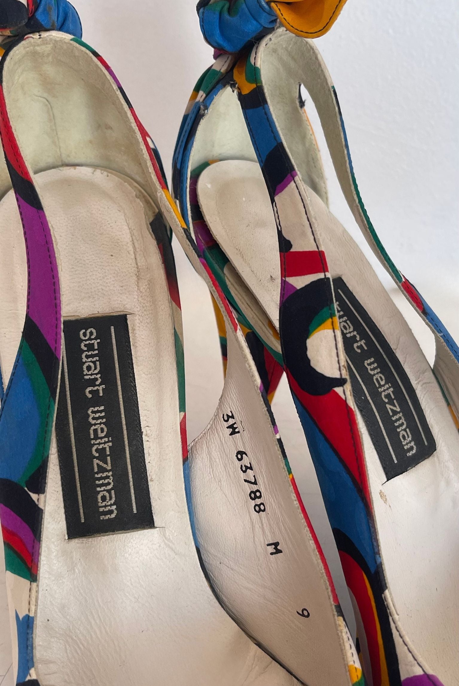 80s Stuart Weitzman Mulitcolored Pumps
