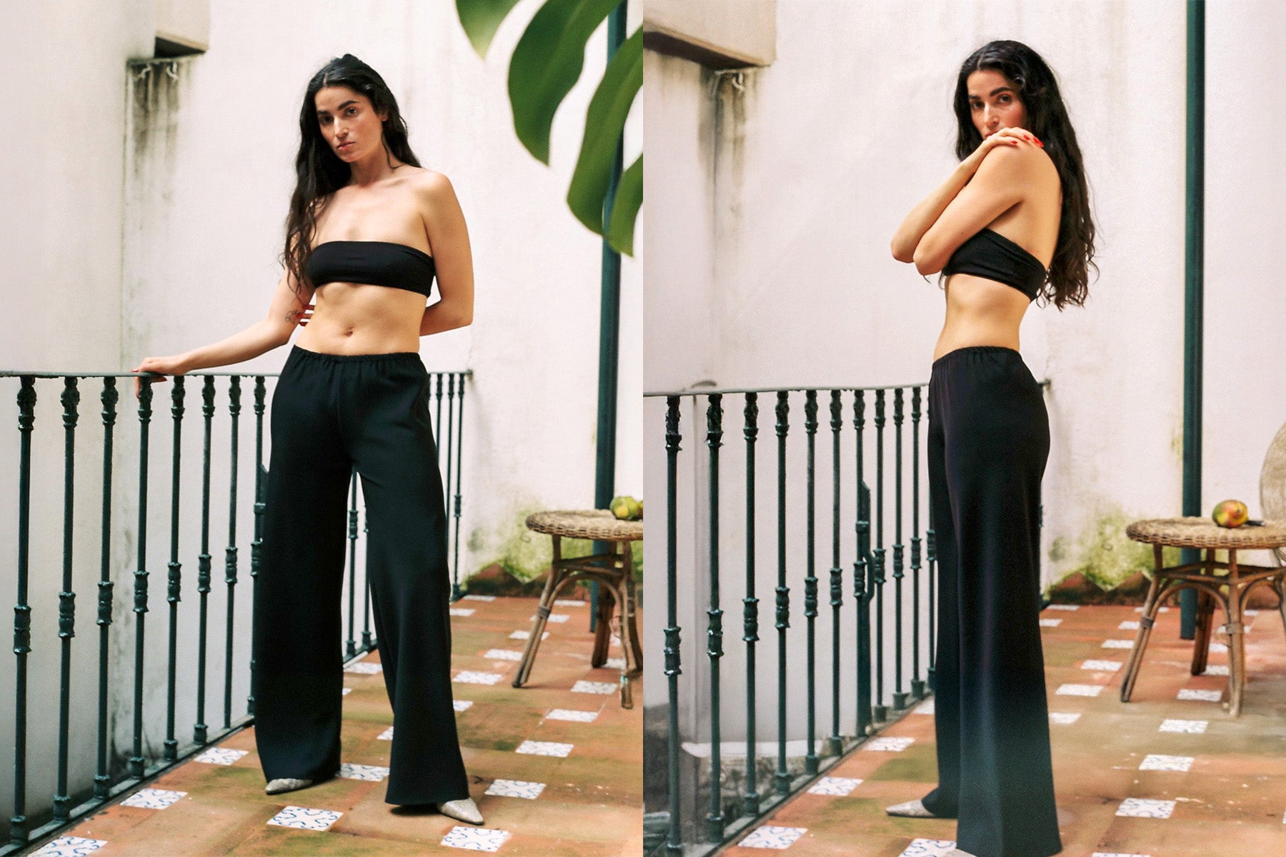 Barcelona Woven Pant - Black