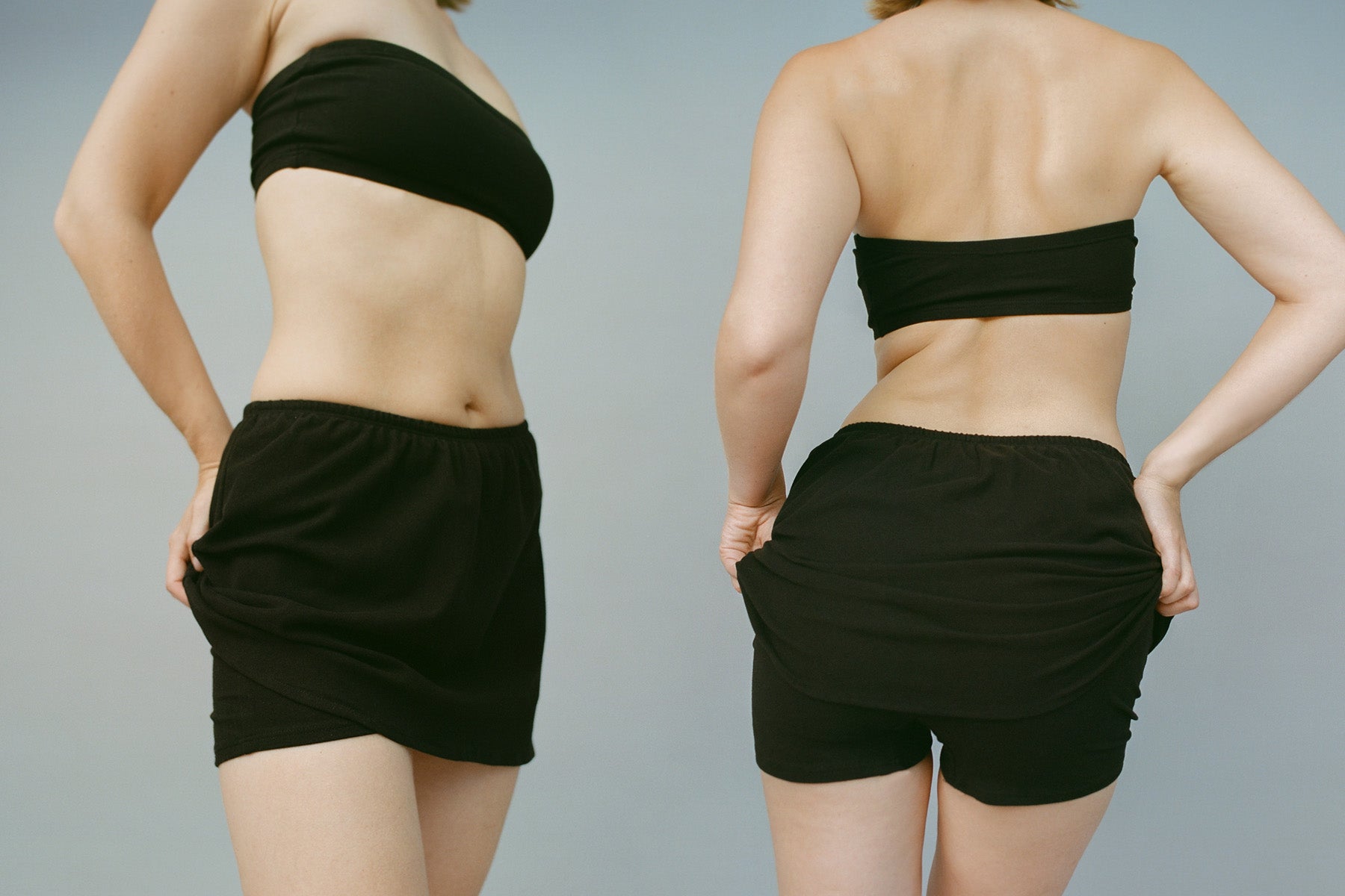 Barcelona Cotton Skort - Black