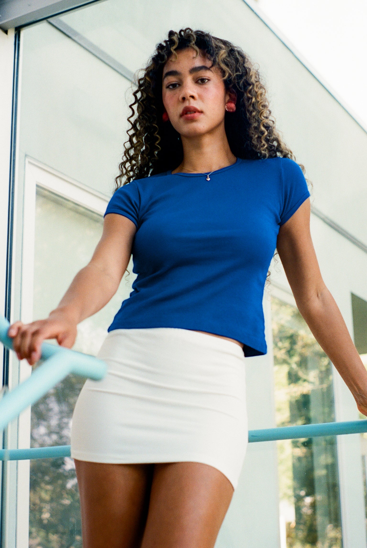 Bellevue Tee - Lapis