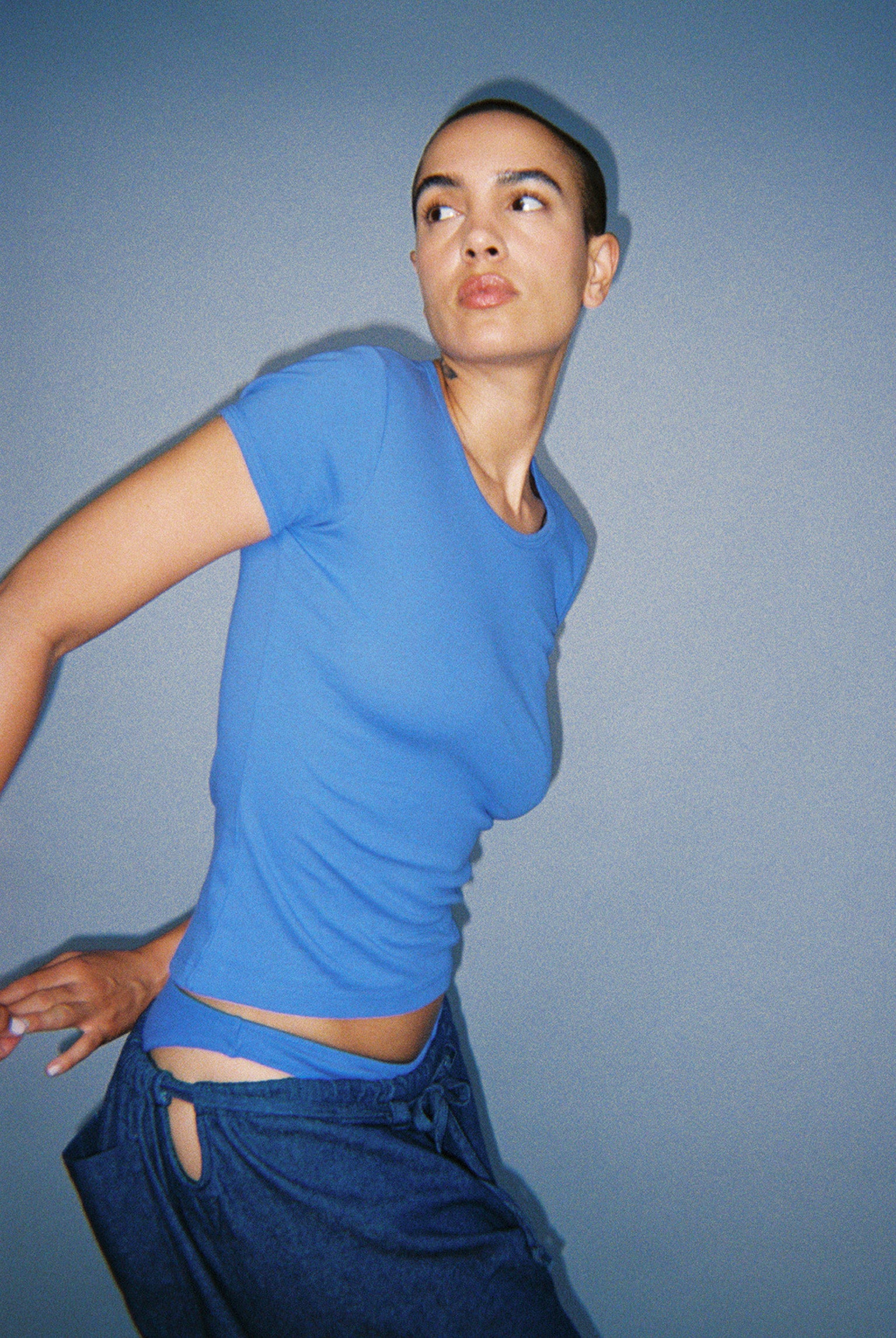 Bellevue Tee - Violet Blue