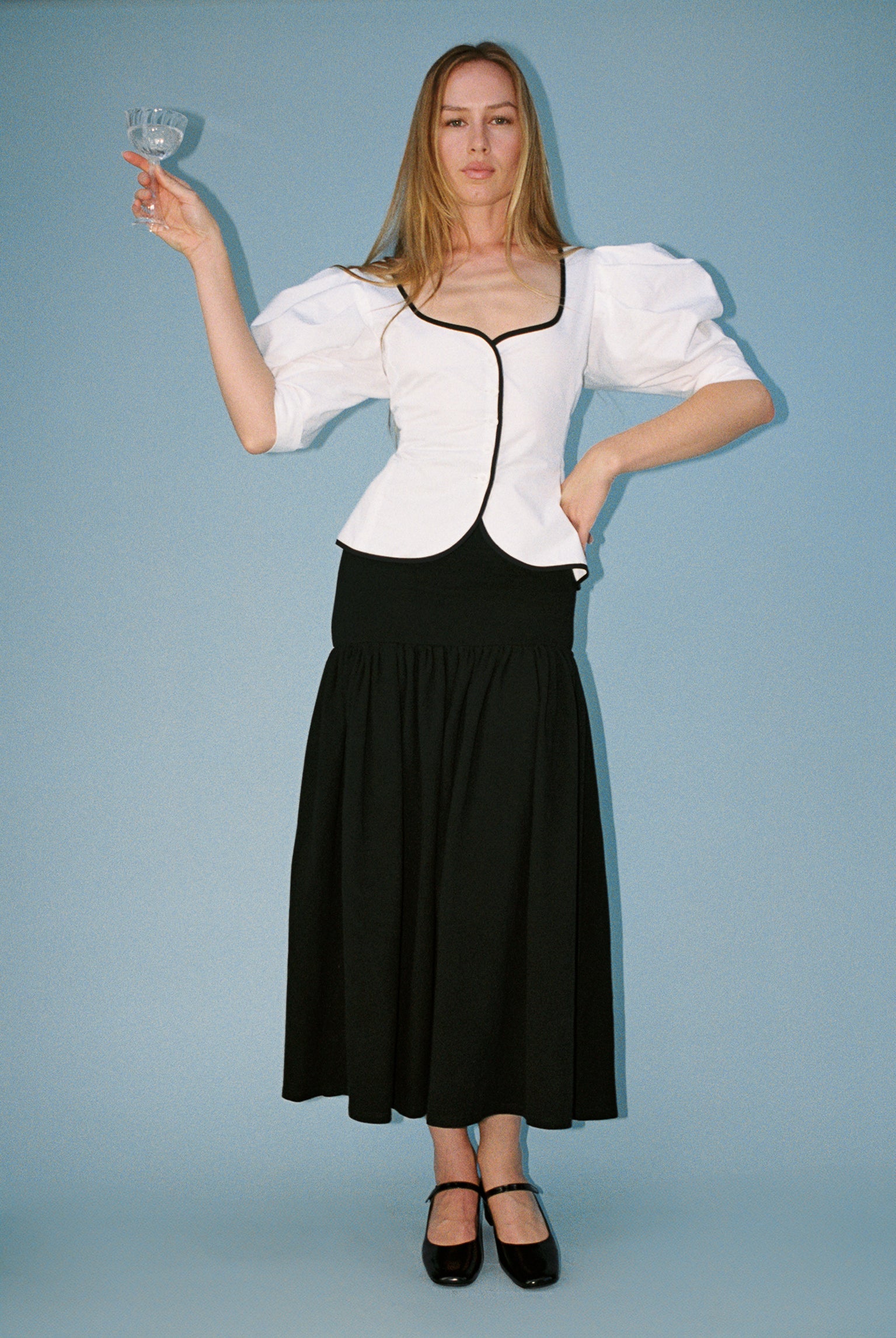 Tube Dropwaist Convertible Dress - Black