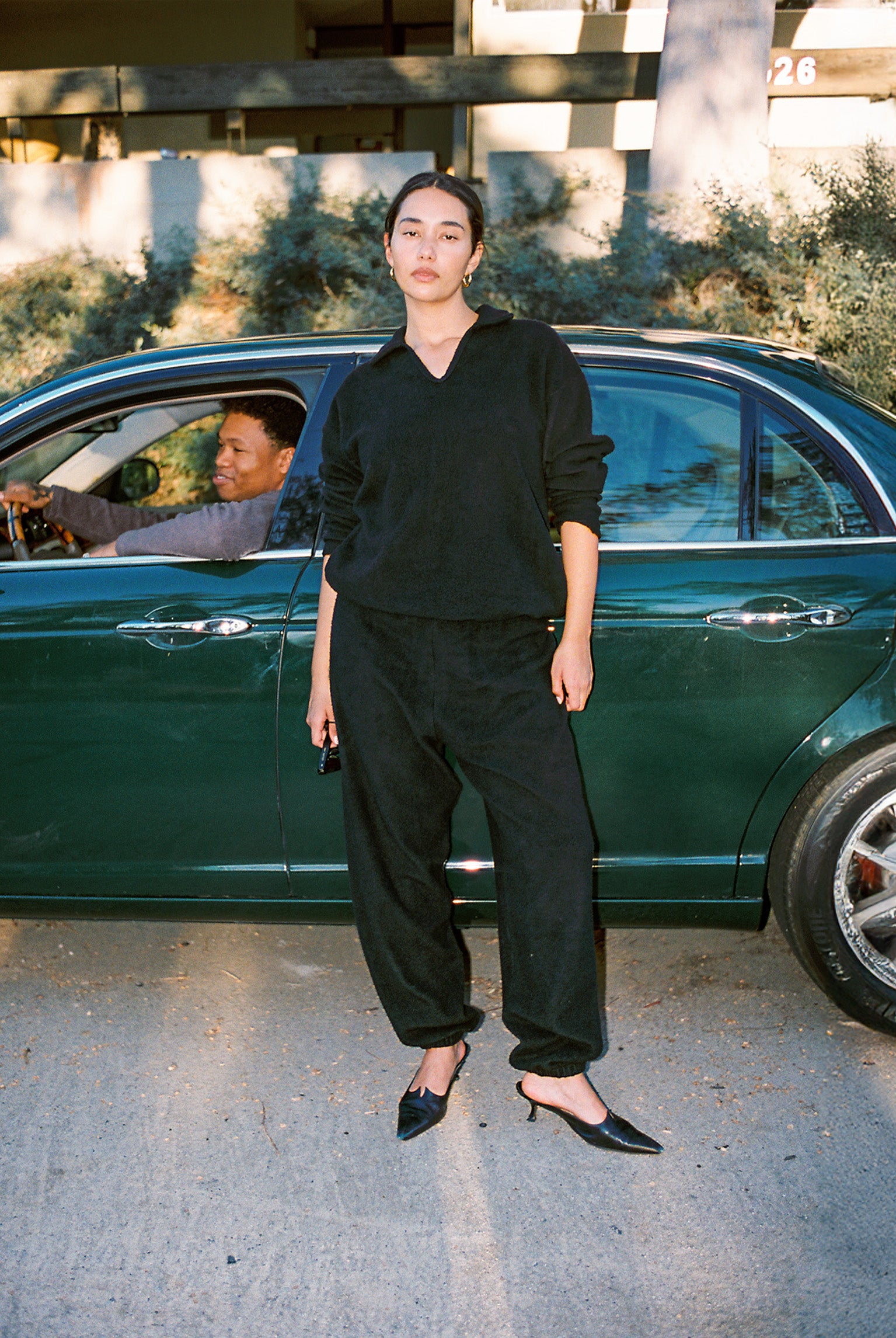 Sherpa Big Sweatpant - Black