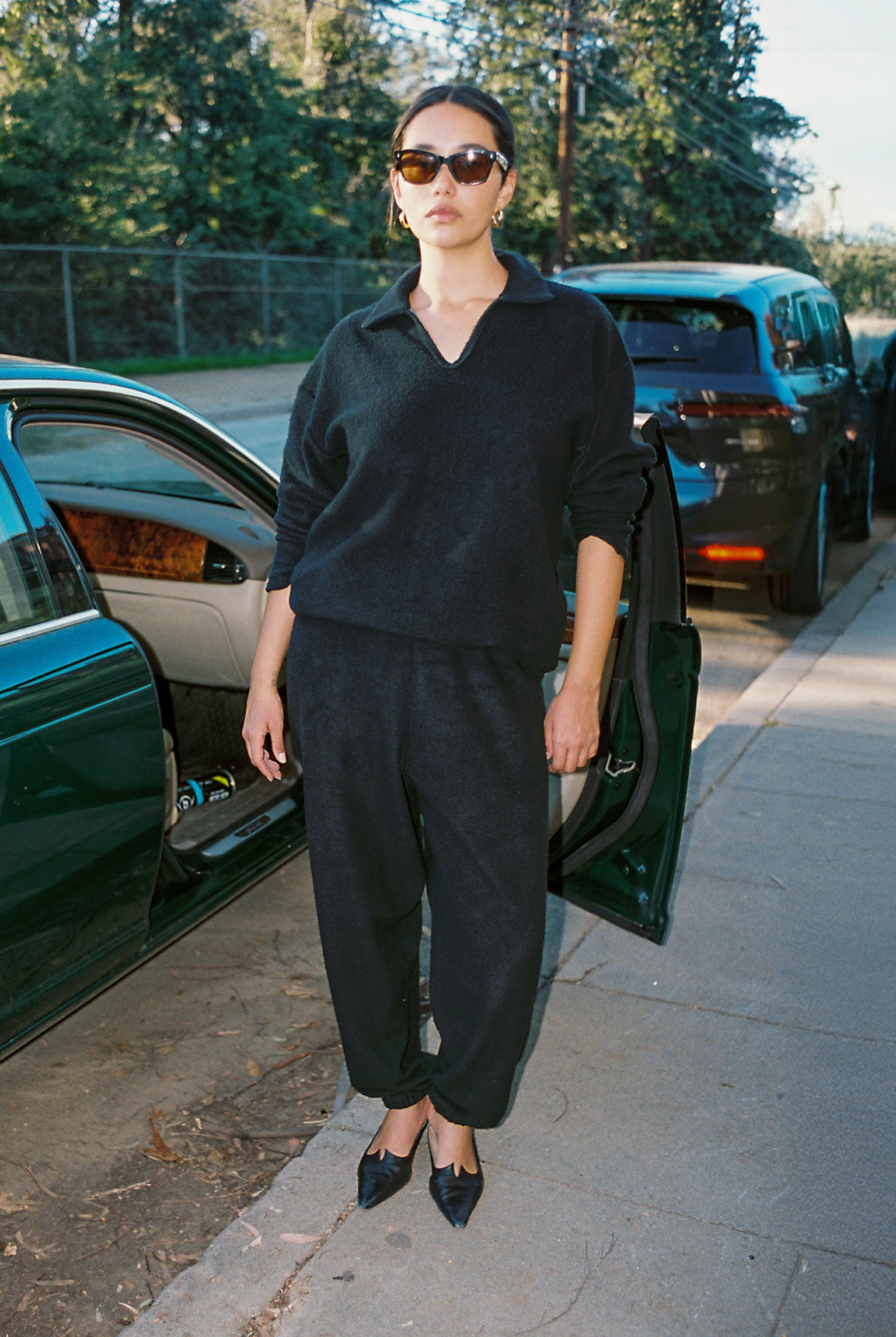 Sherpa Big Sweatpant - Black