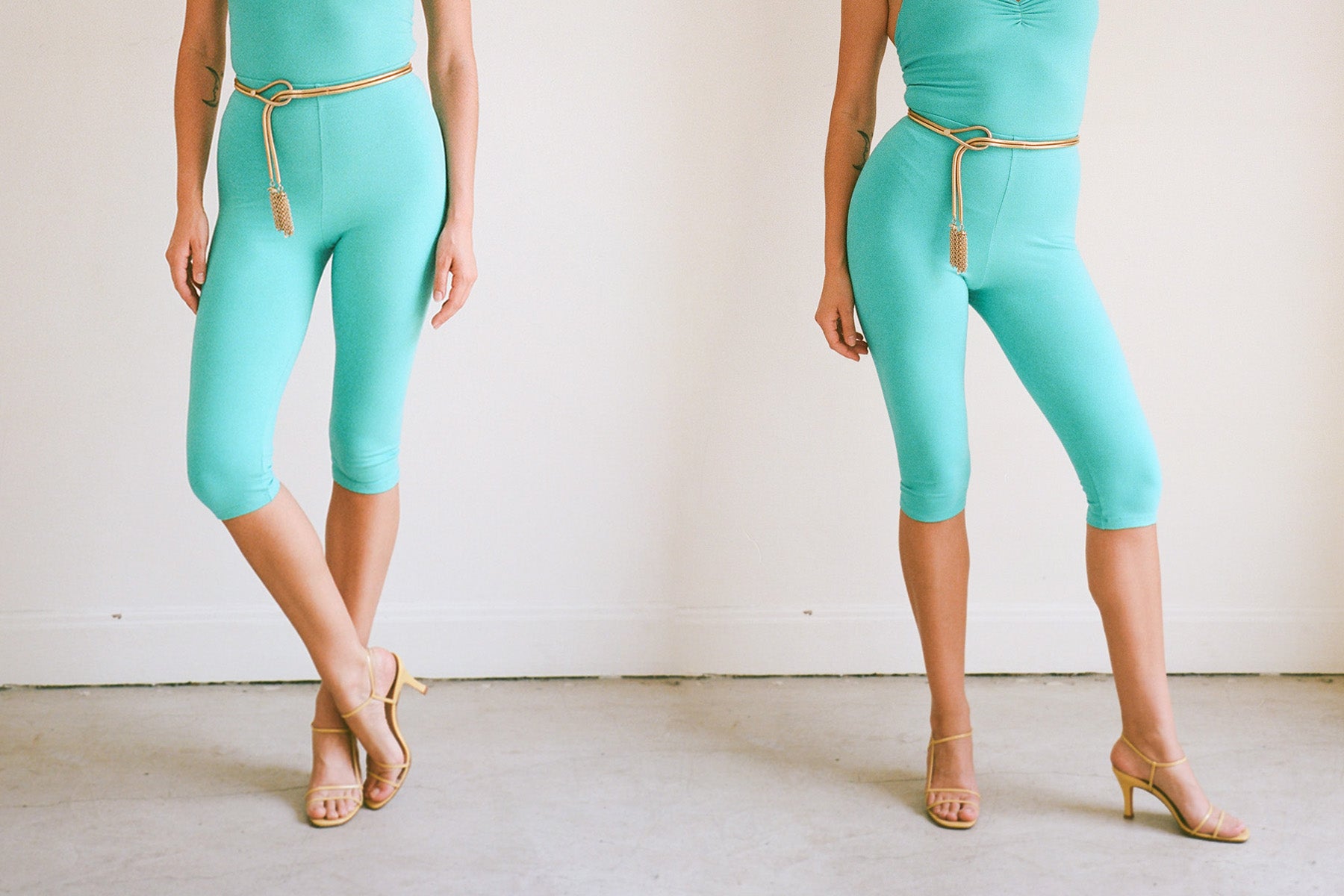 Capri Legging - Aqua