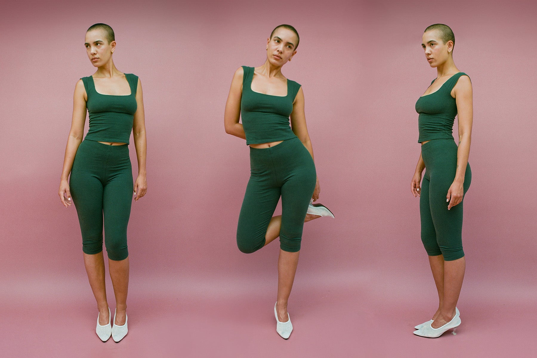 Capri Legging - Pine Grove