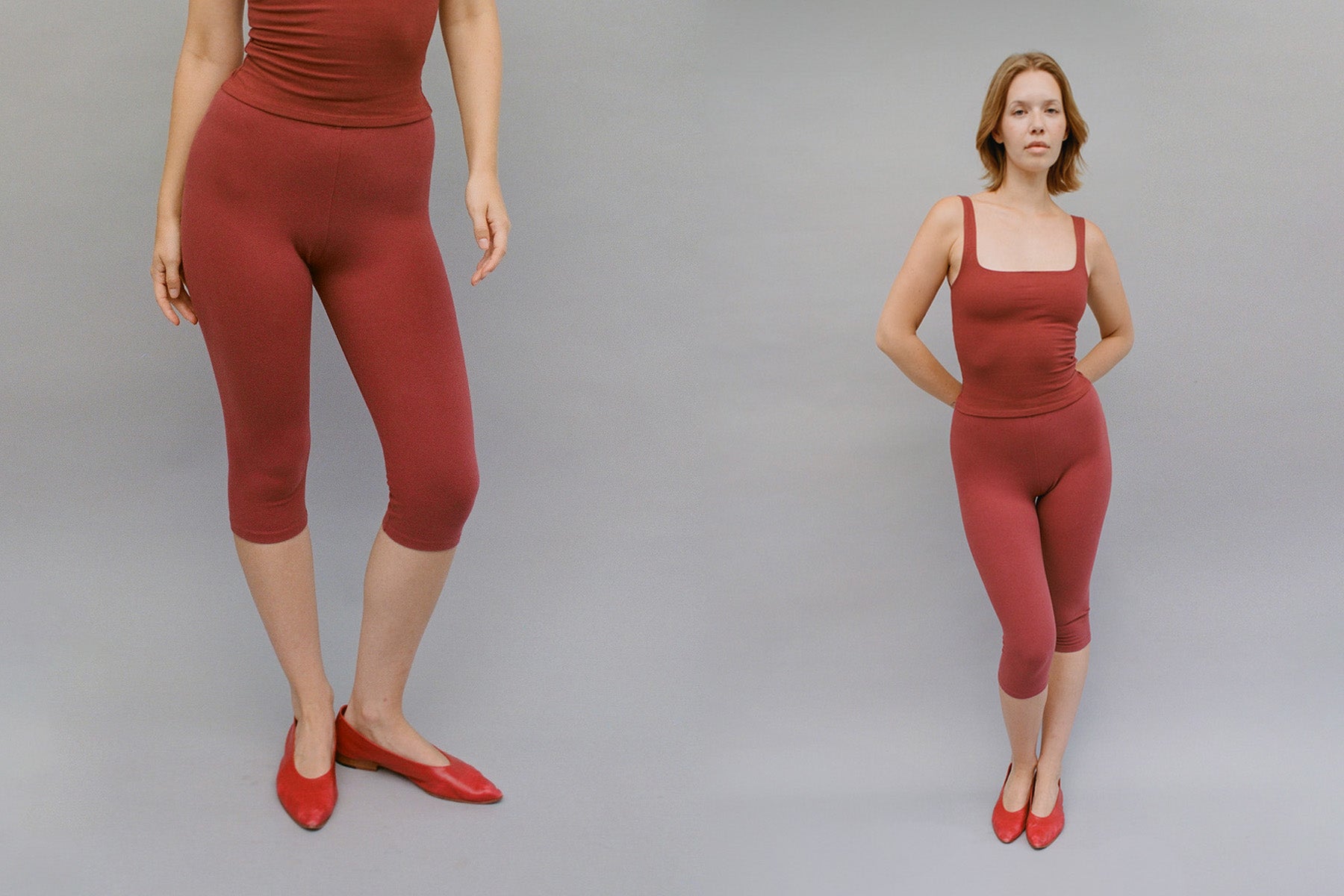 Capri Legging - Sangria