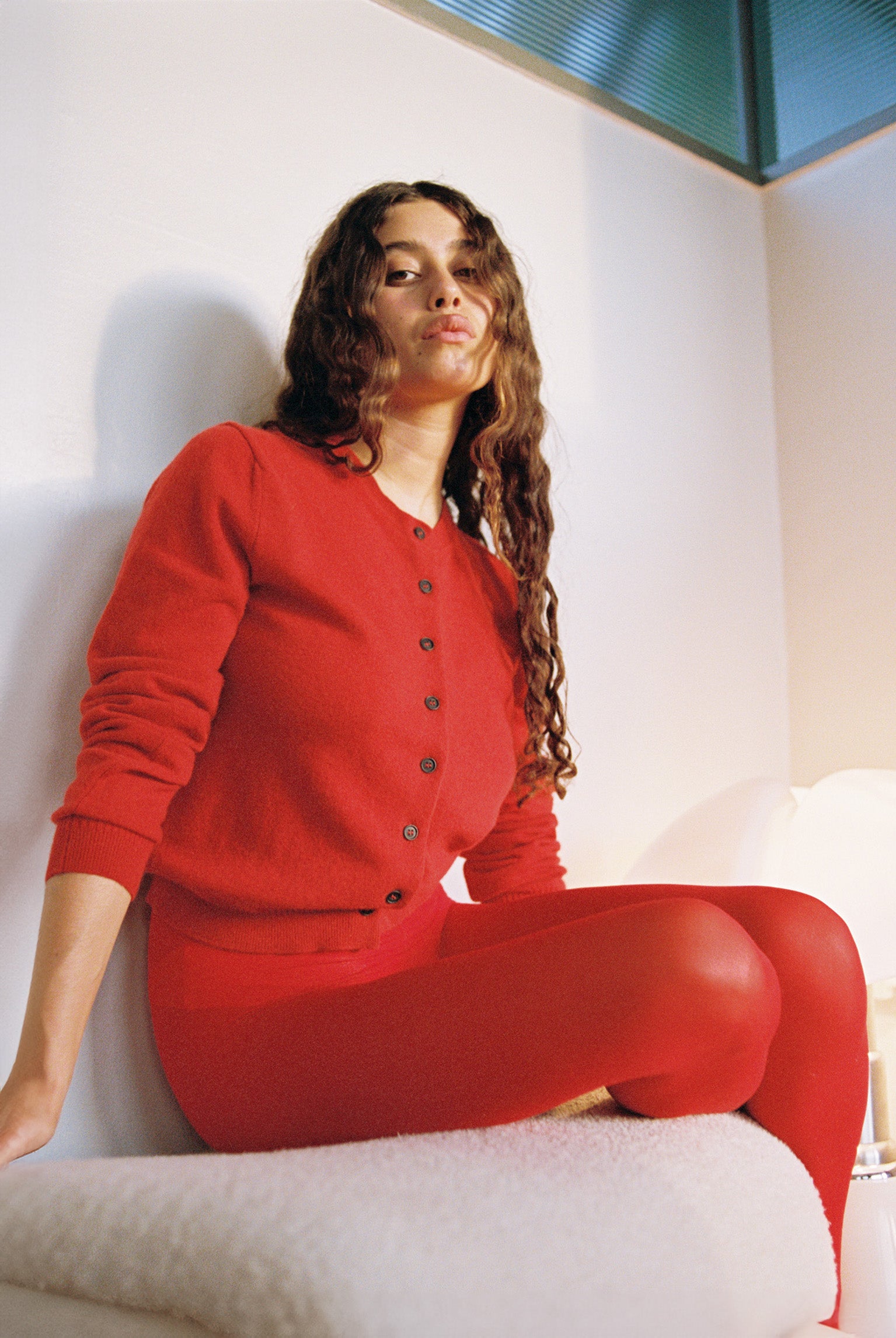 Tricot x Gil Rodriguez Cashmere Cardigan - Red