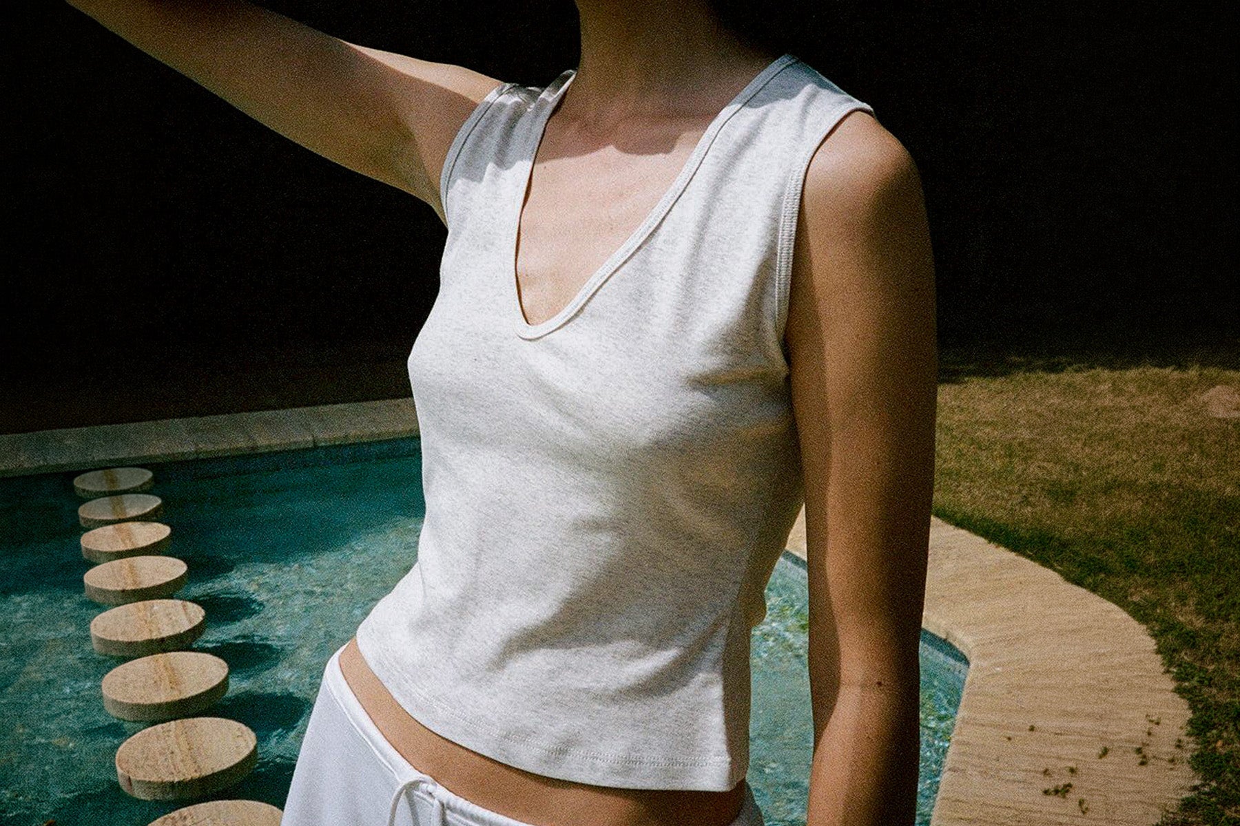 Carrie Tank - Ash Grey