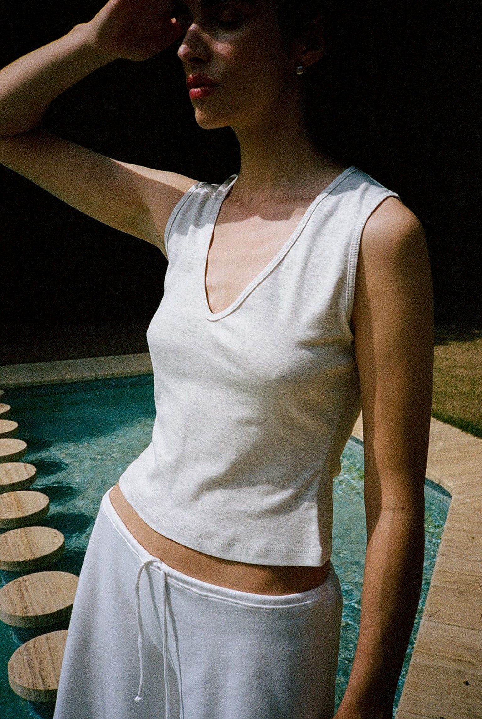 Carrie Tank - Ash Grey