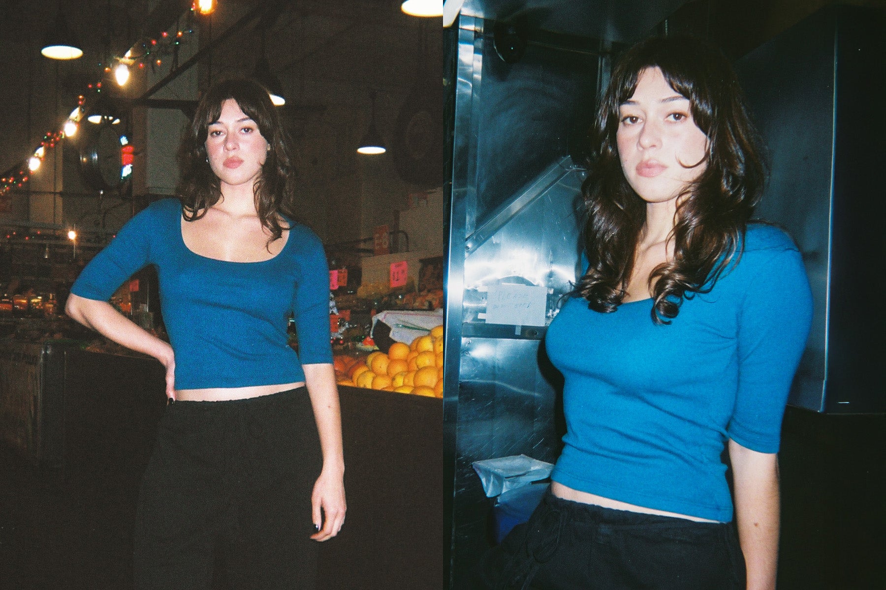 Celine Half-Sleeve Top - Dark Teal