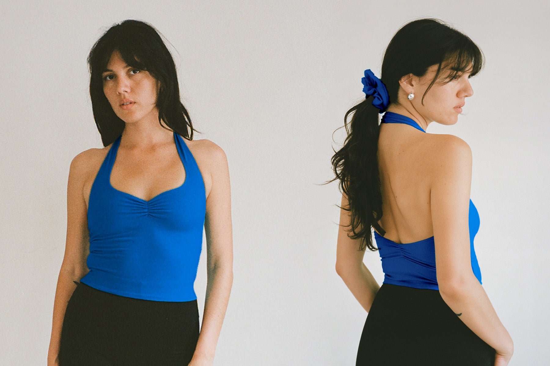 Corazon Halter Top - Lapis