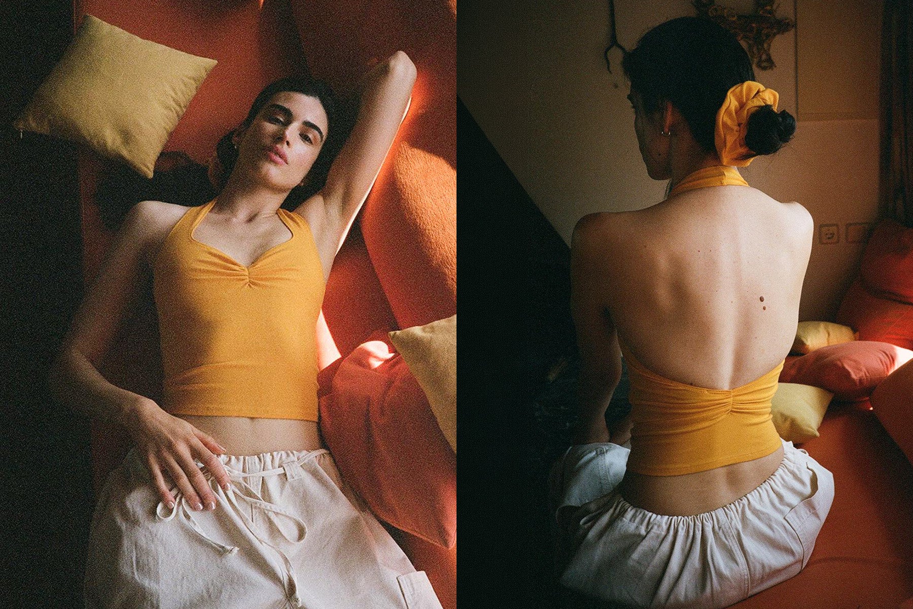 Corazon Halter Top - Honey