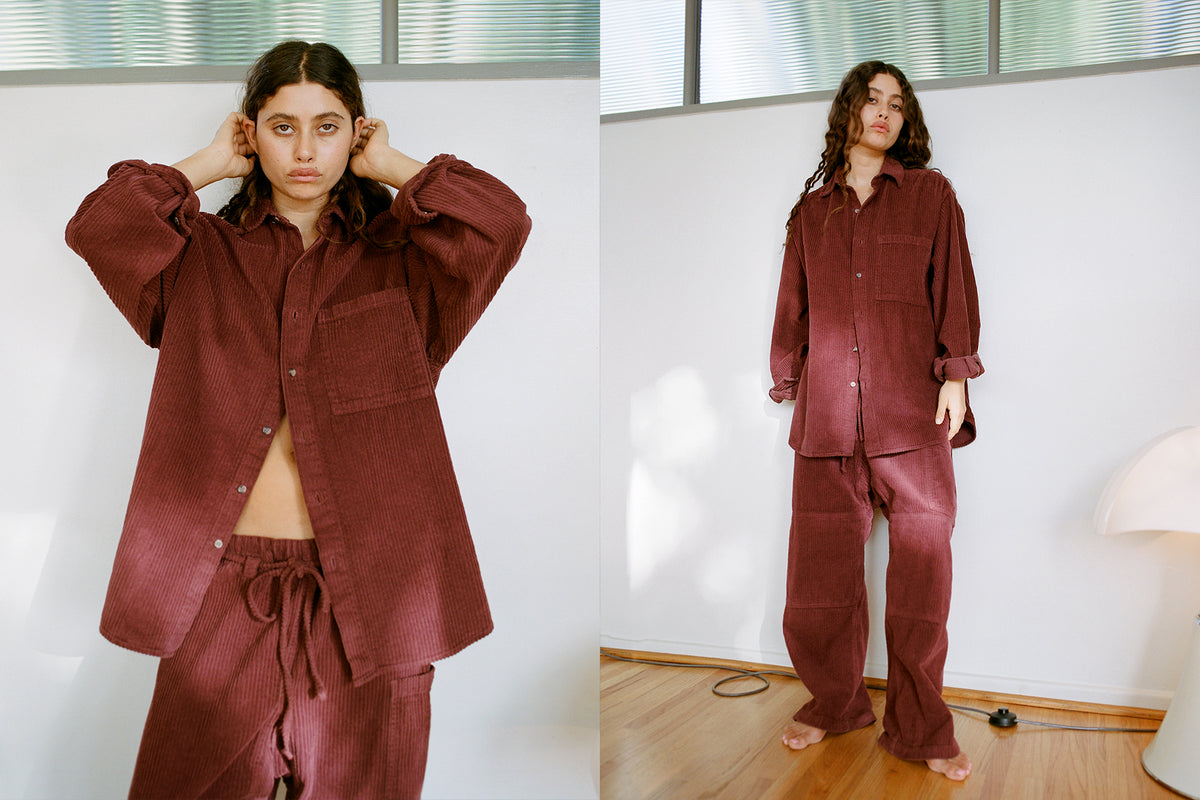Big Corduroy Button Up - Andorra