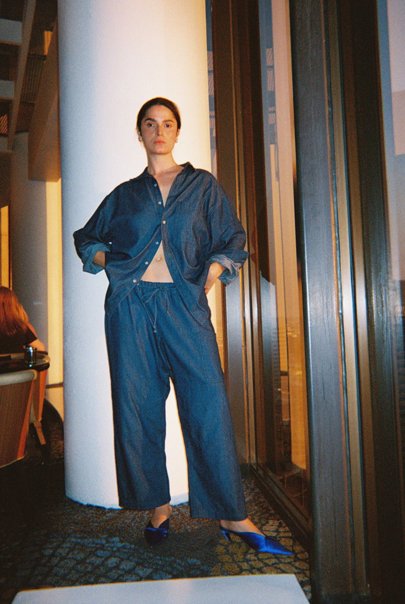 Denim Lou Pant - Dark Wash