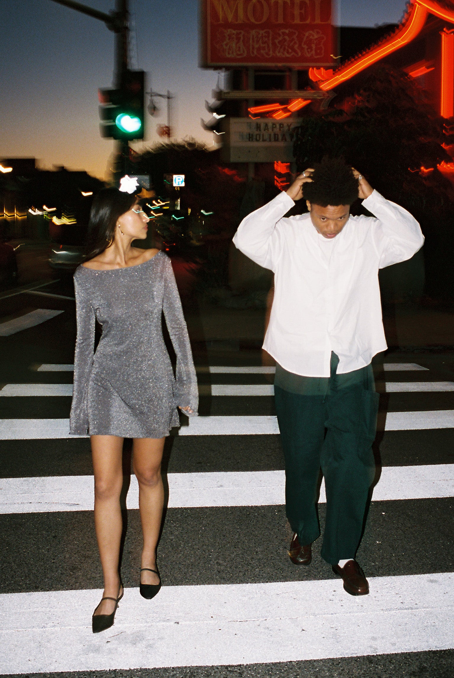 Shimmer Knit Elektra Dress - Espresso