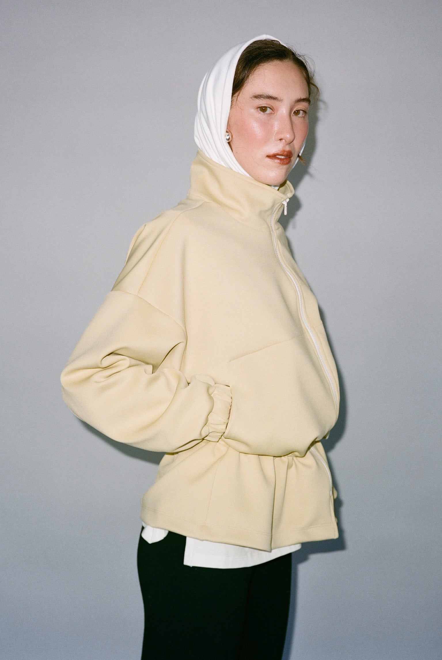 Neoprene City Jacket - Oat