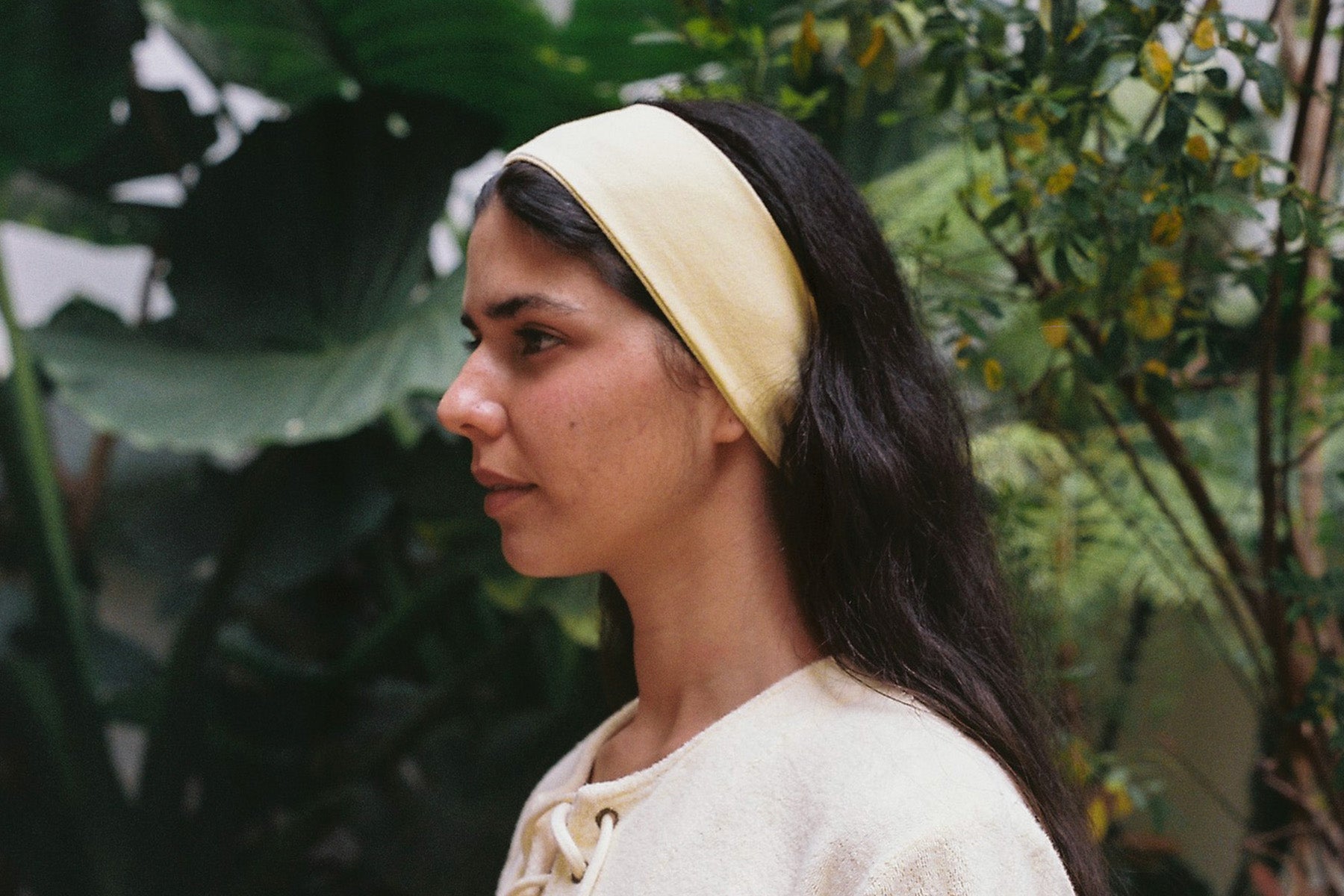 Stretch Headband - Custard