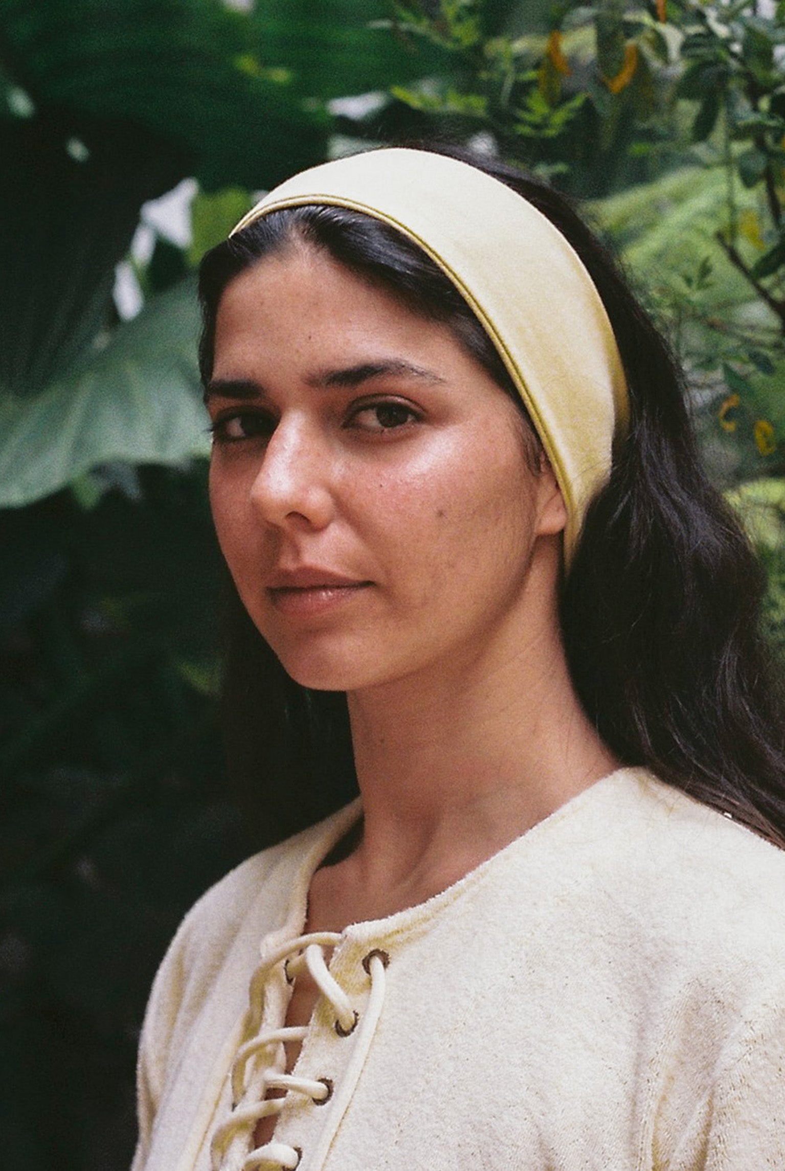 Stretch Headband - Custard