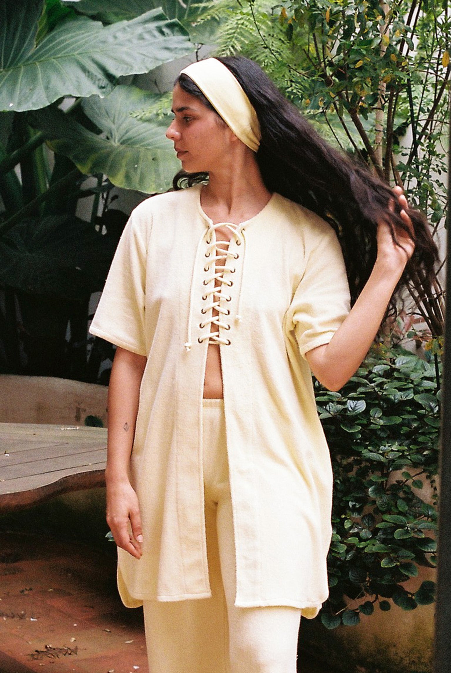 Stretch Headband - Custard