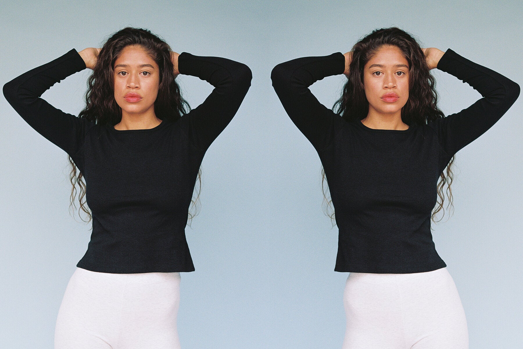 Long Sleeve Bellevue Tee - Black (2nd Quality)