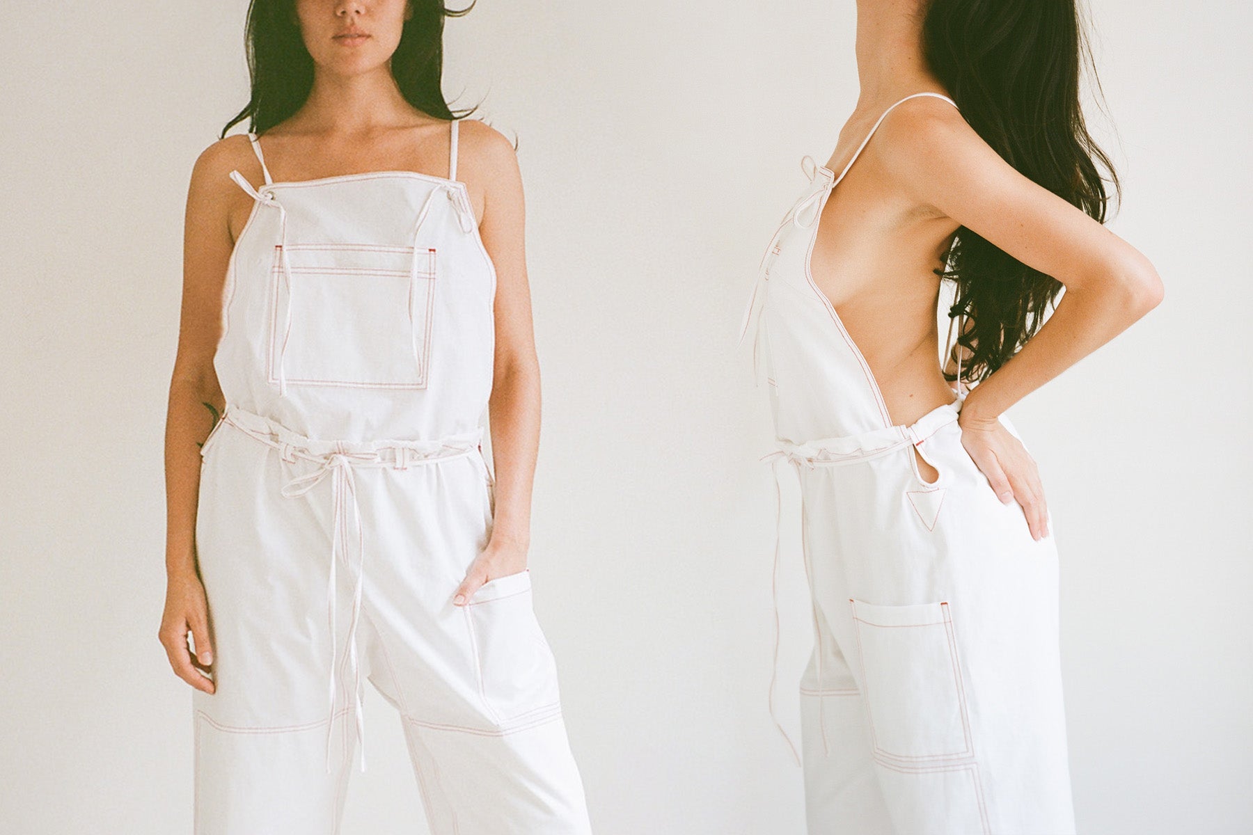 Lou Overalls - Cream