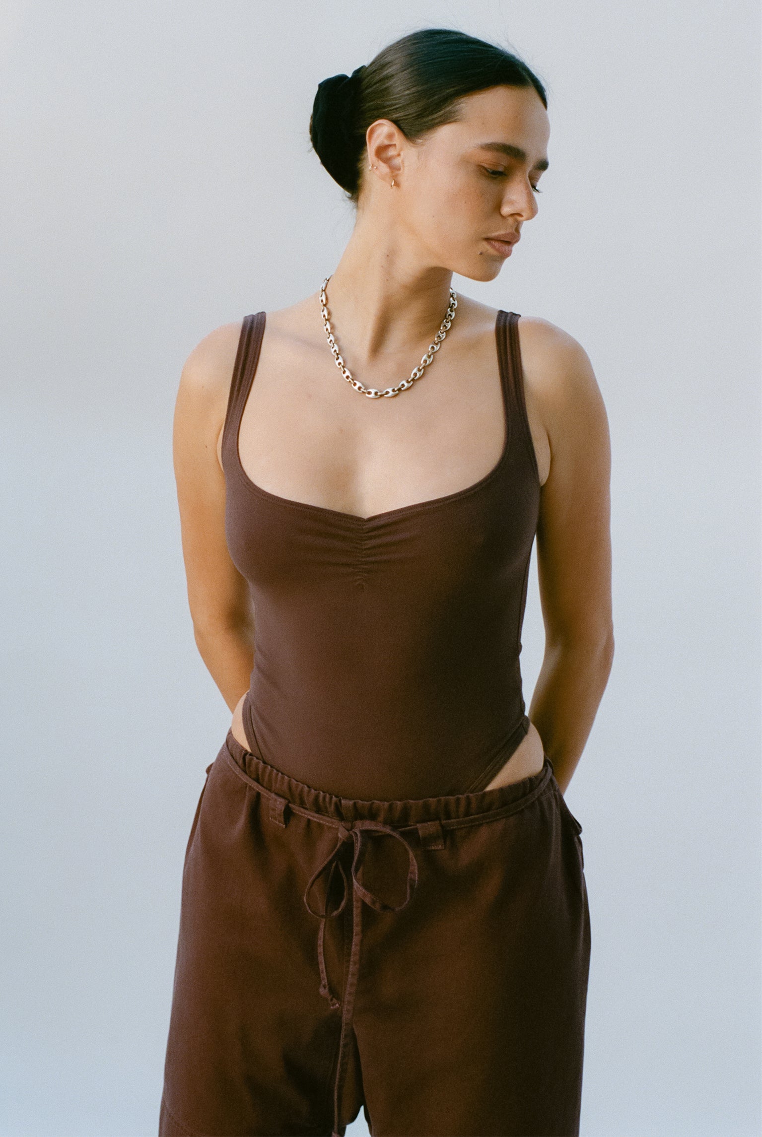 Corazon Bodysuit - Chocolate