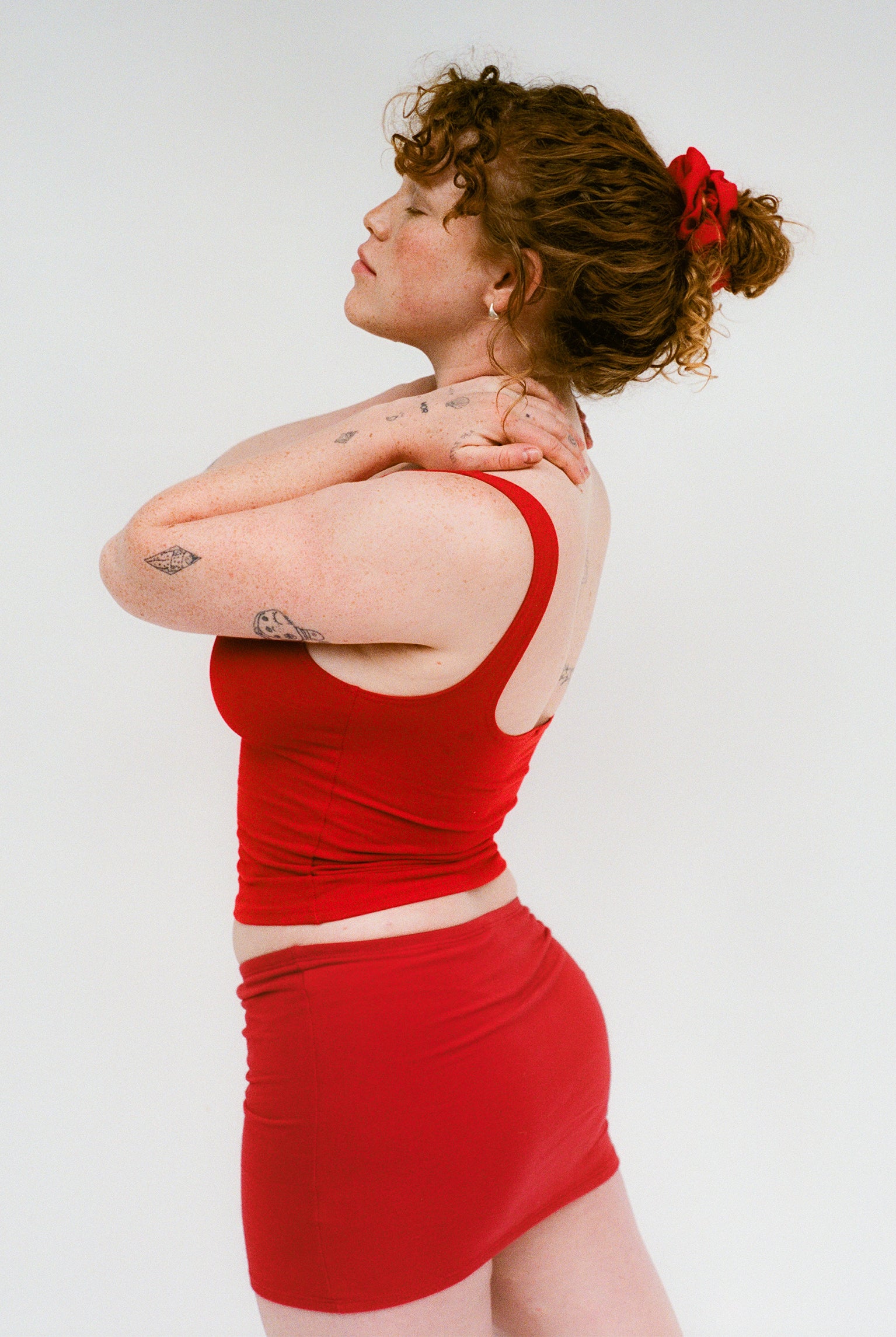 Matisse Scooped Tank - Tomate