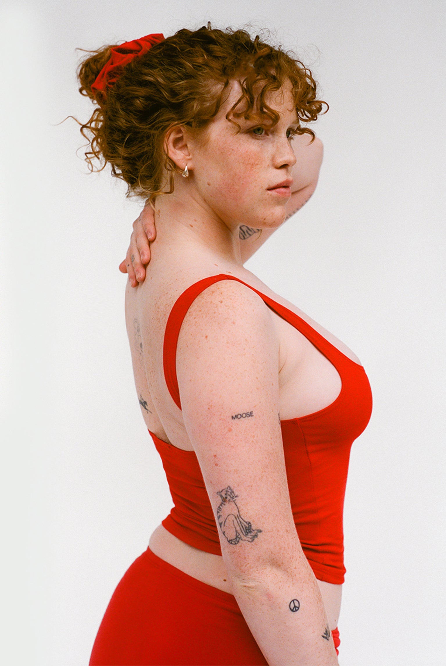 Matisse Scooped Tank - Tomate