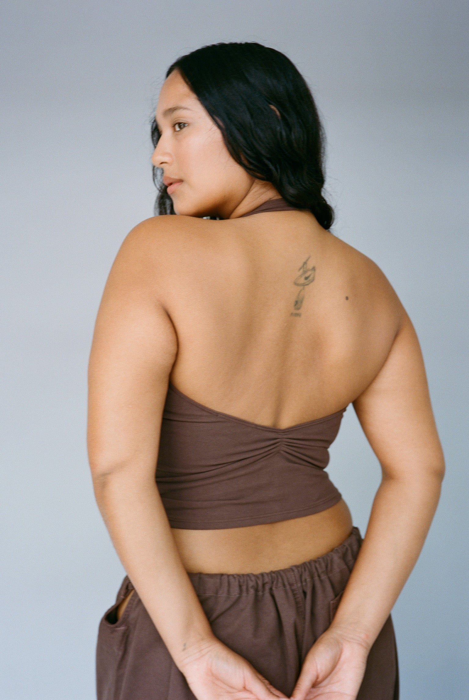 Corazon Halter Top - Chocolate