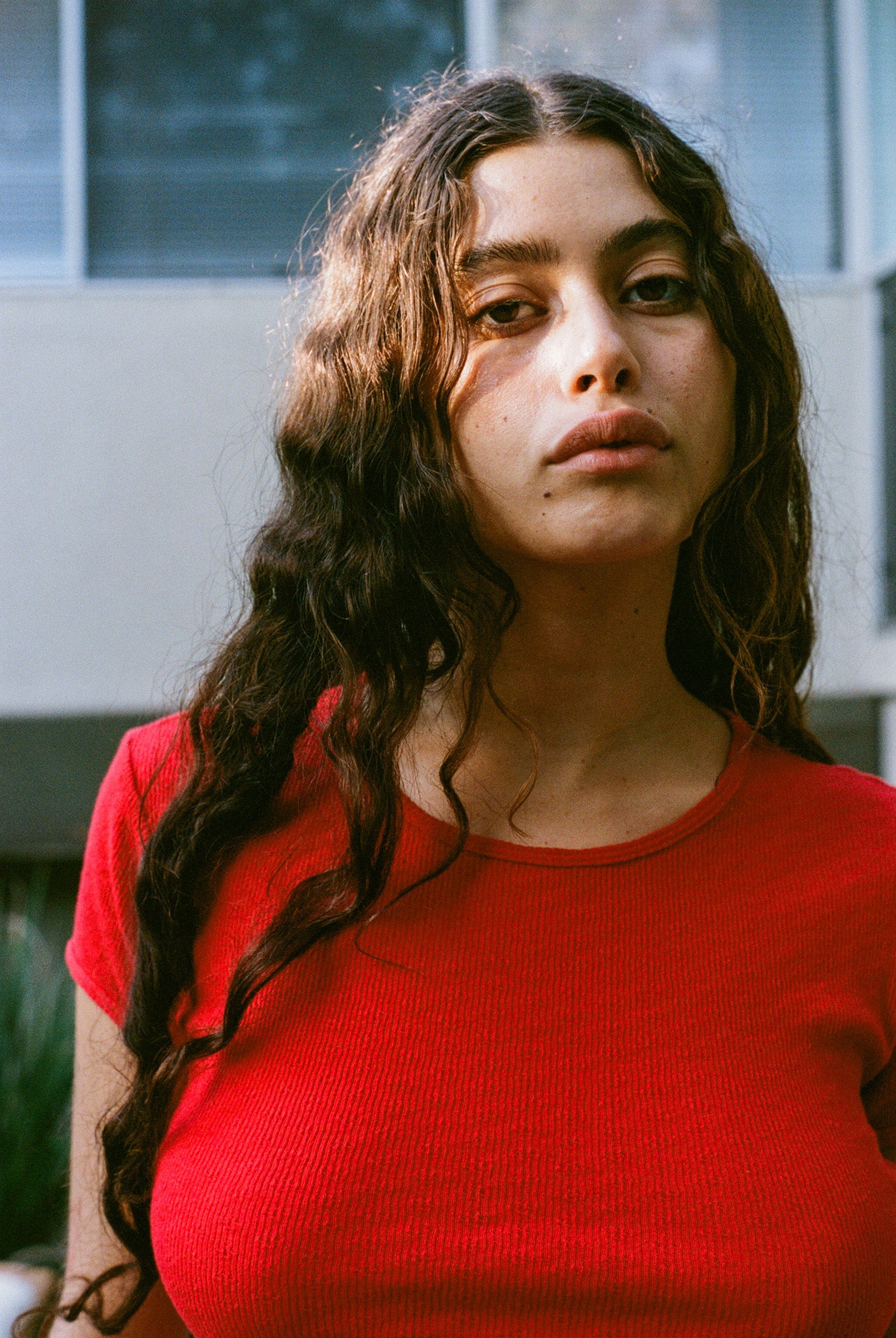 Pointelle Perla Tee - Tomate