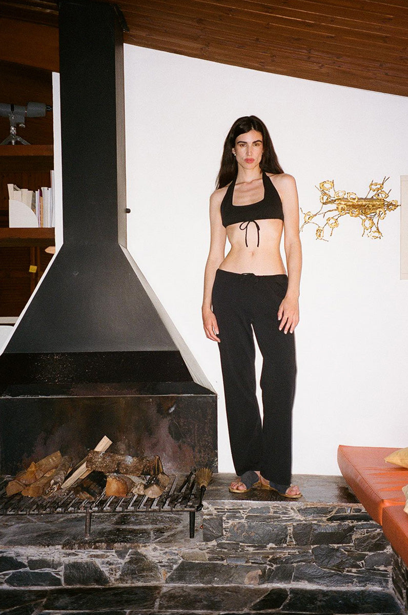 Girona Drawstring Pant - Black