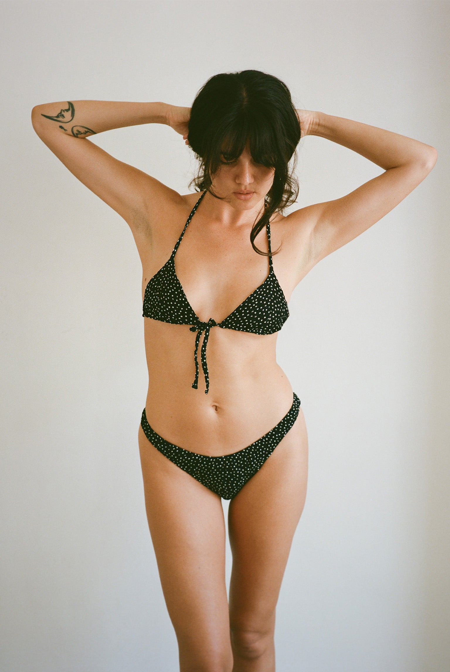 Lilah Crinkle Bikini Bottom - Polka Dot