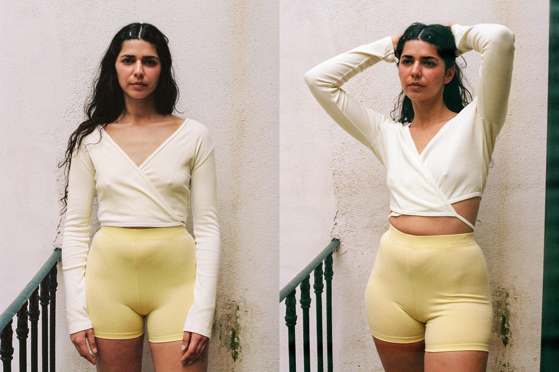 Sarita Wrap Top - Melon