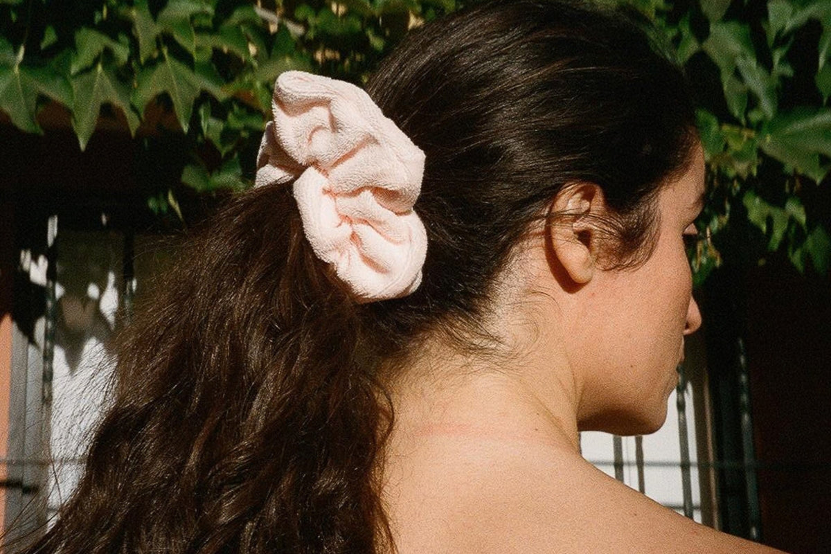 Terry Scrunchie - Guava
