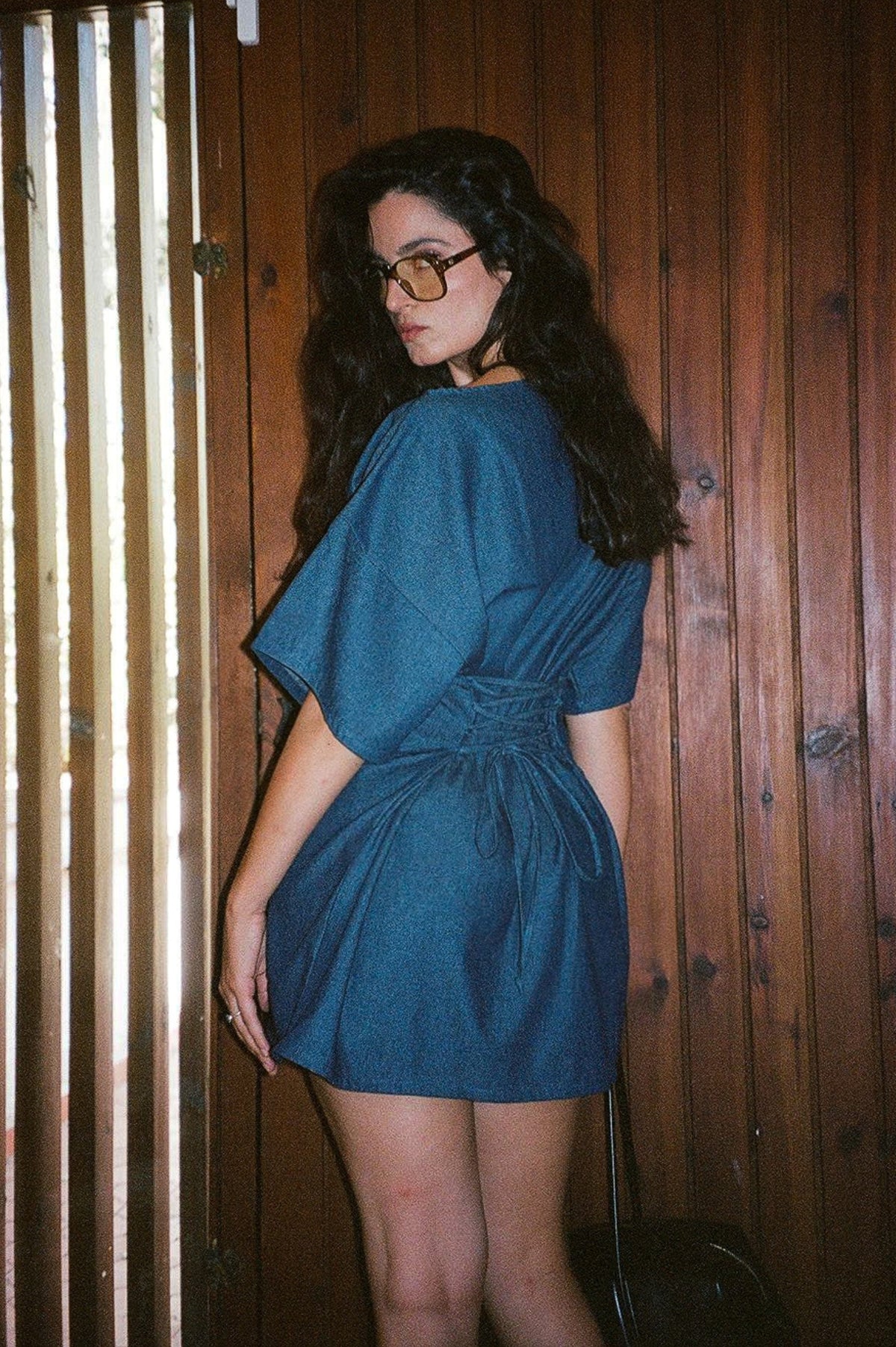 Skipper Shirt Dress - Denim