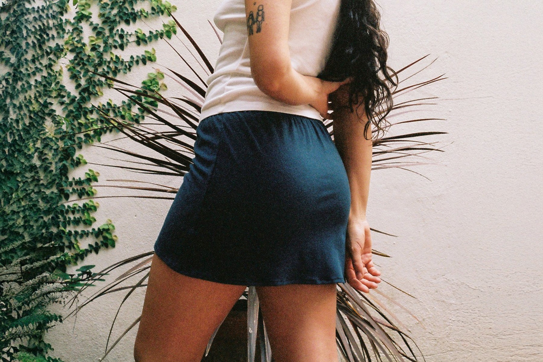 Barcelona Cotton Skort - Blueberry