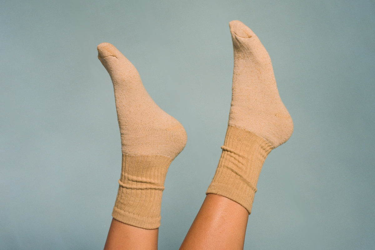 Organic Threads Crew Socks (3 Pack) - Green