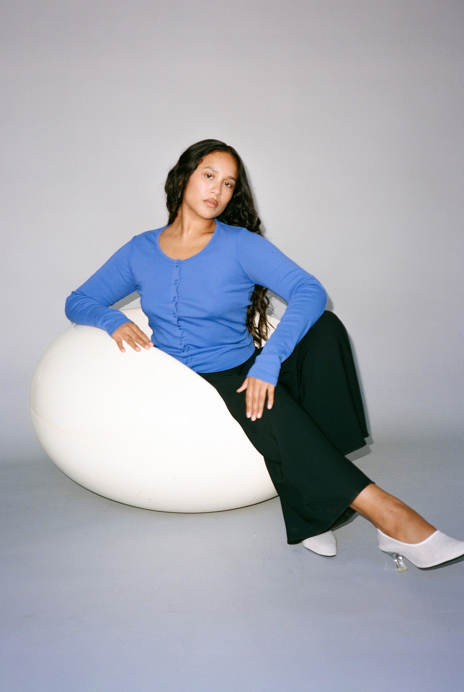 Sophie Cardigan - Violet Blue