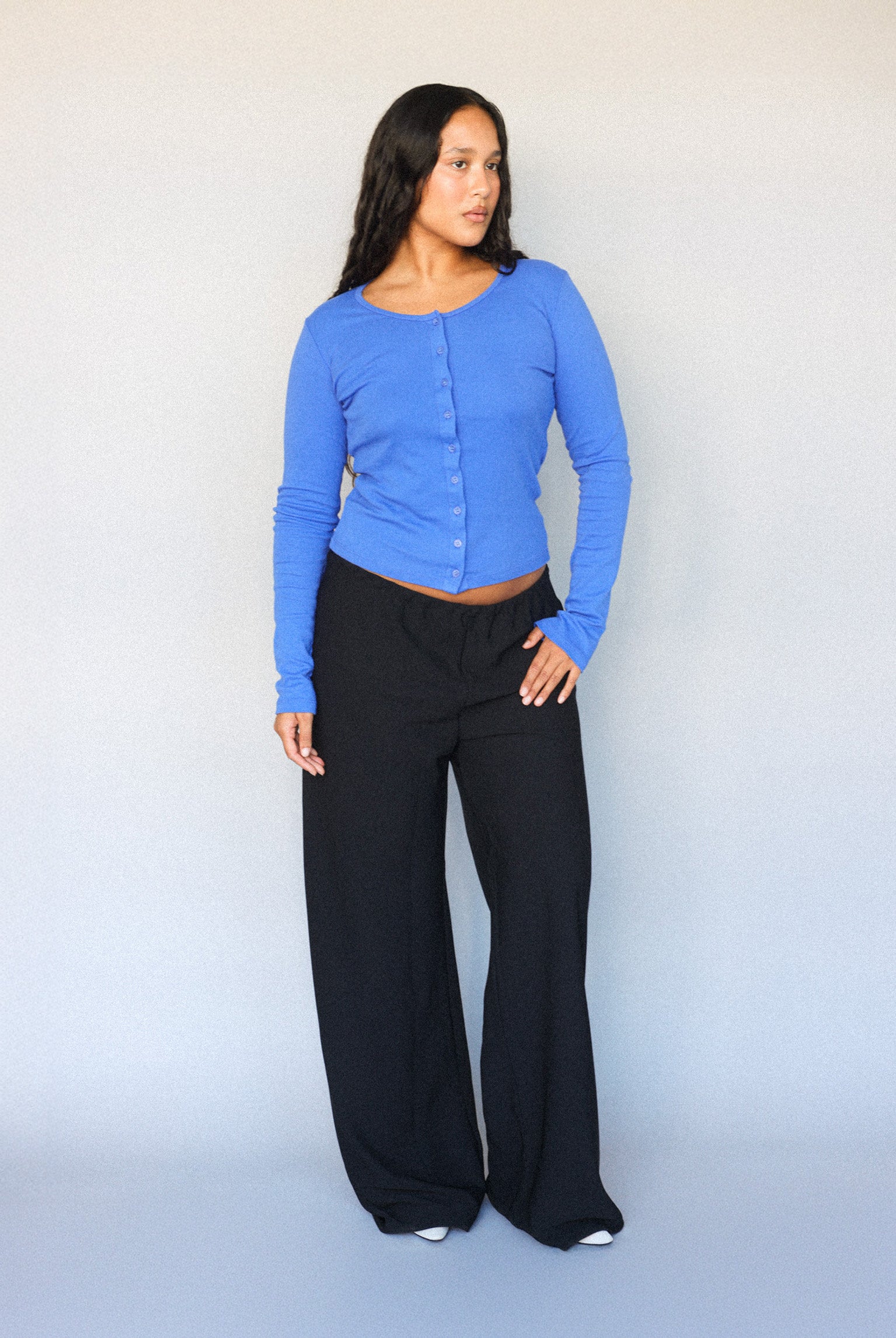 Sophie Cardigan - Violet Blue