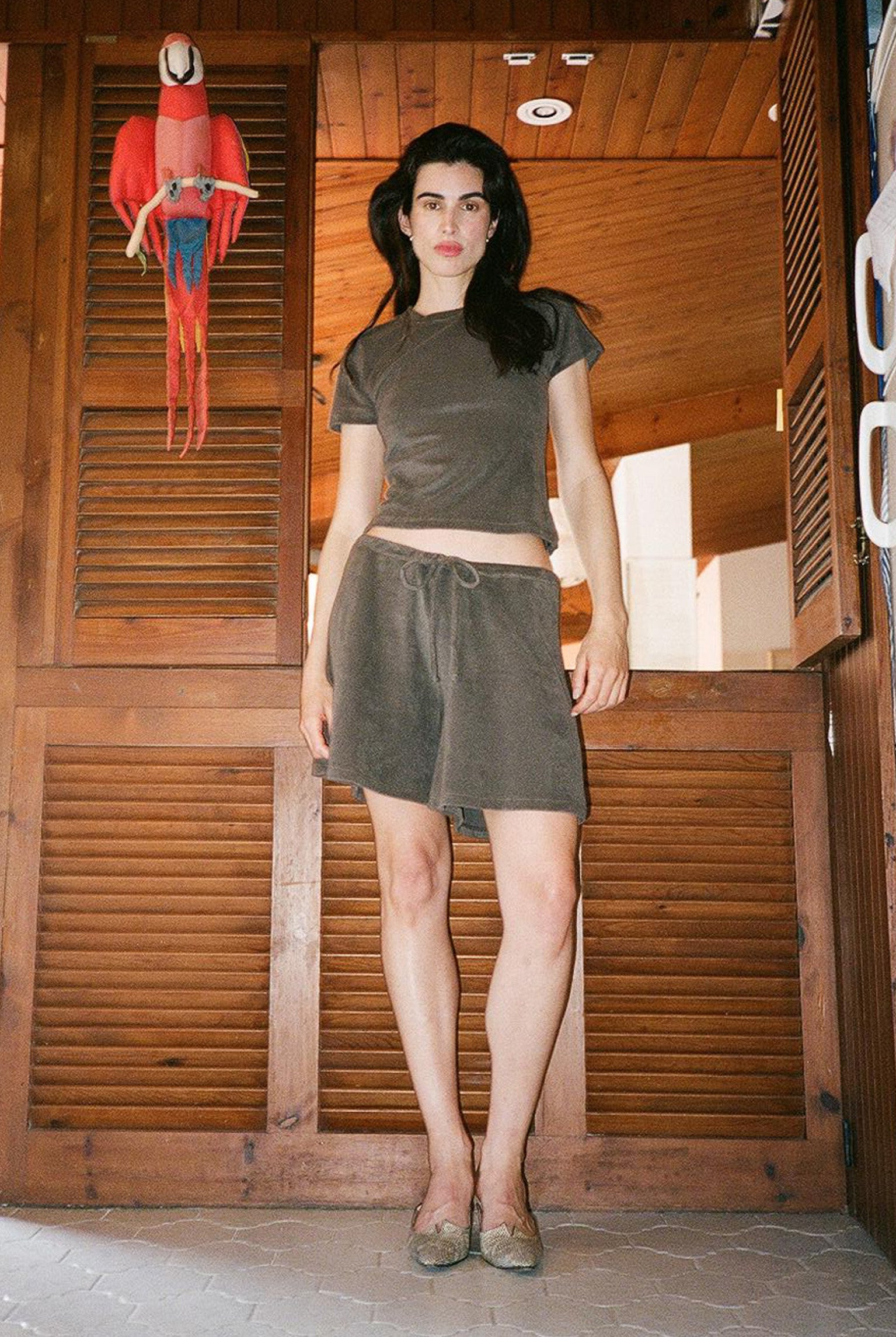 Terry Corsica Tee - Espresso