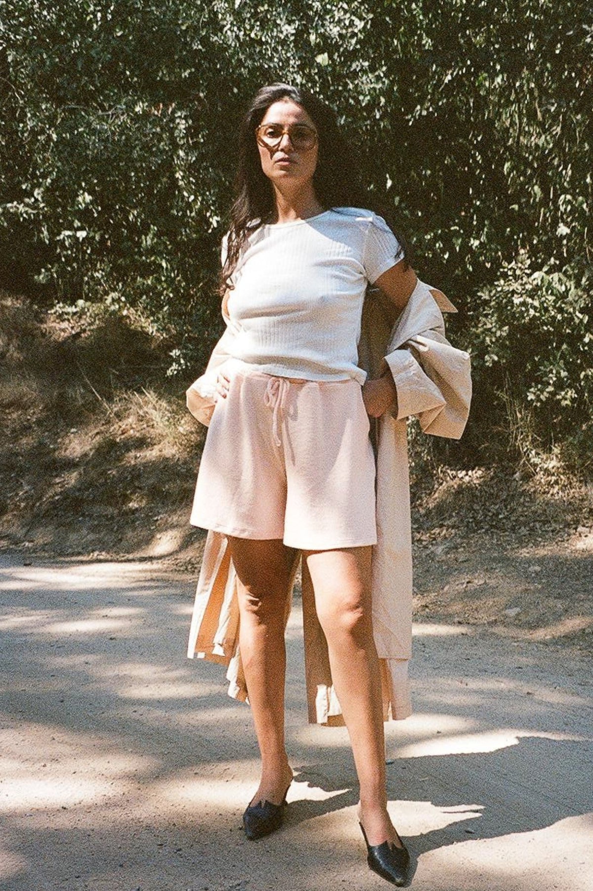 Terry Girona Drawstring Short - Guava