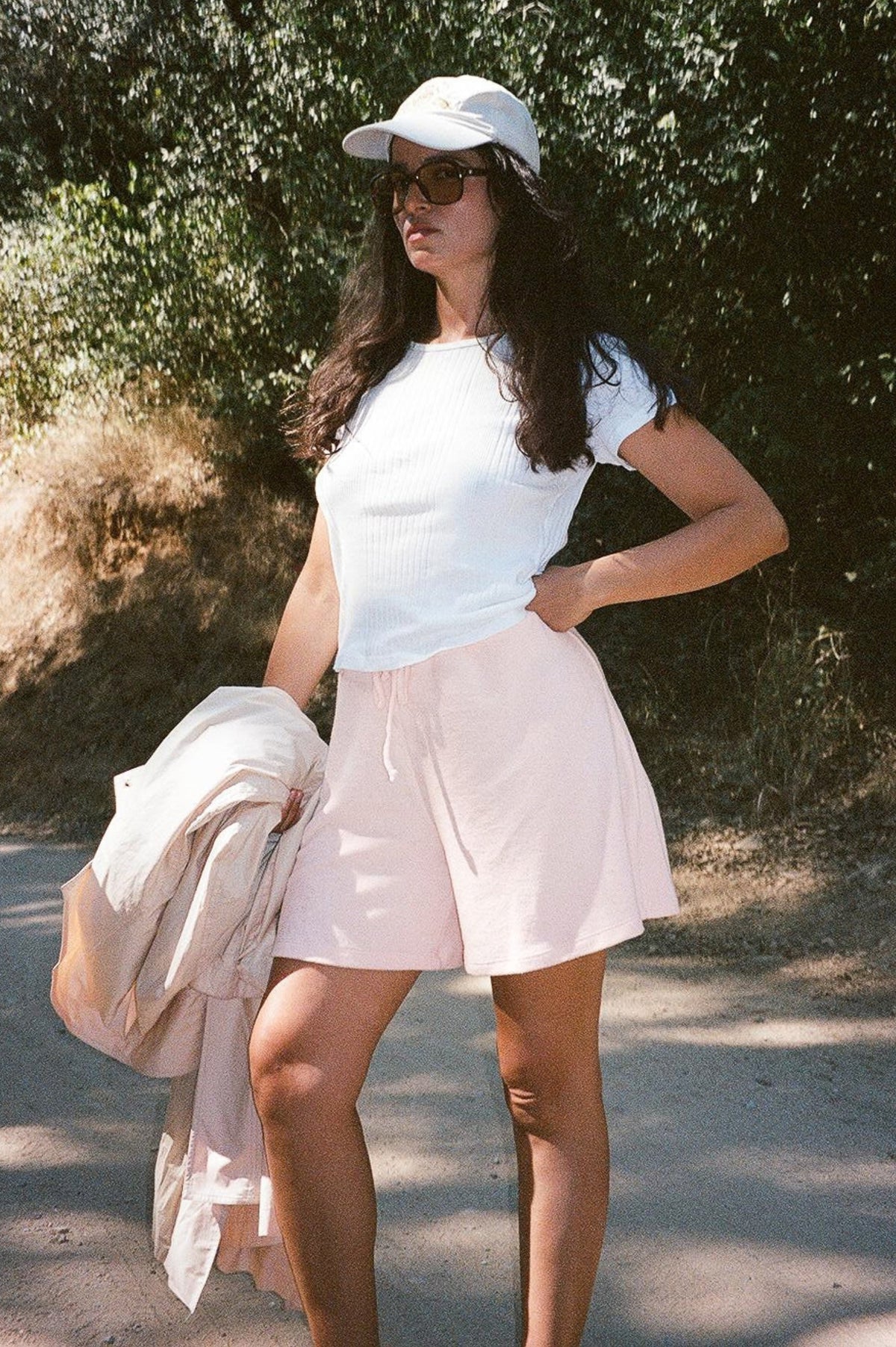 Terry Girona Drawstring Short - Guava