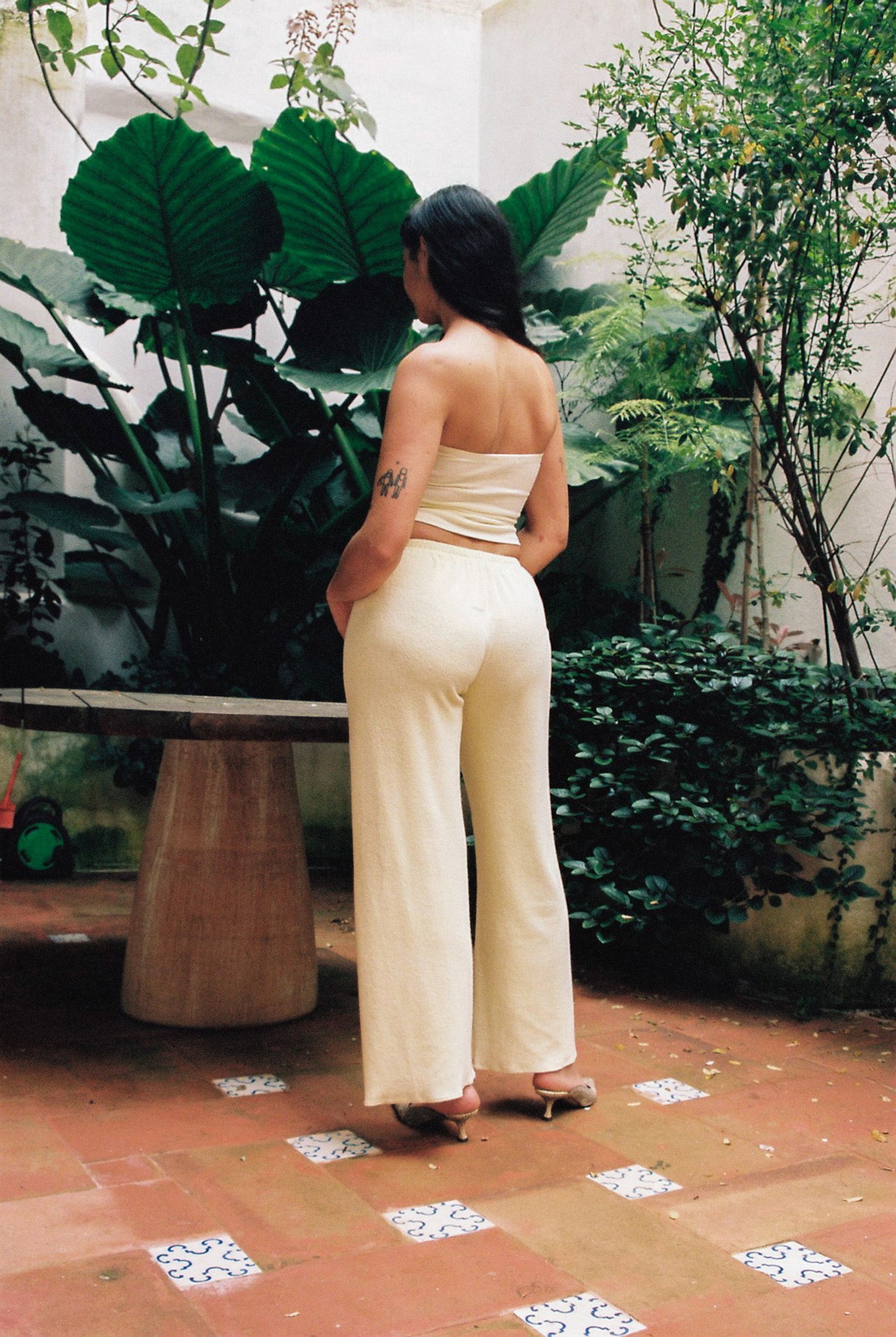 Barcelona Terry Pant - Butter